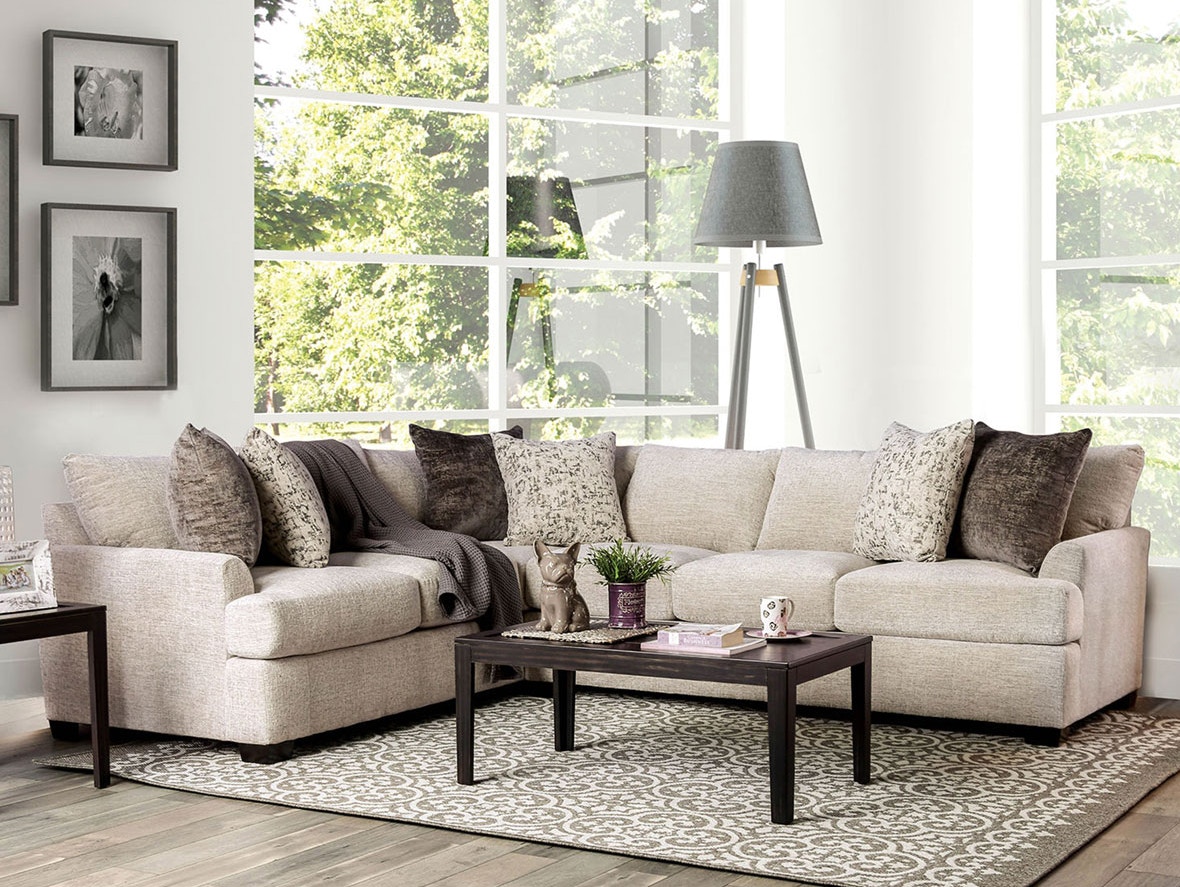Furniture of America Living Room Sectional SM3079 SECT Furniture Market Austin TX
