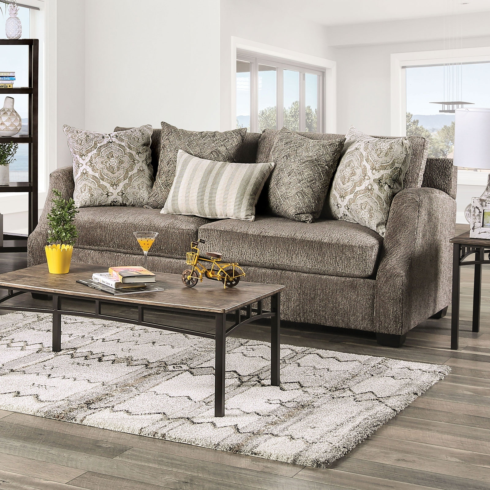 Furniture of America Living Room Sofa SM3082-SF - Leon Furniture 