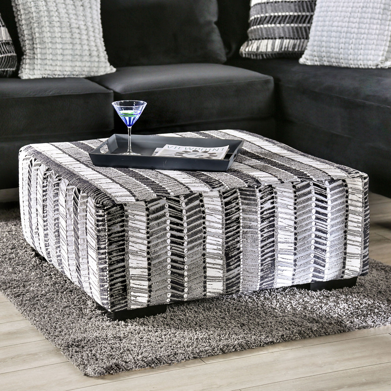 Furniture of America Ottoman SM5160-OT