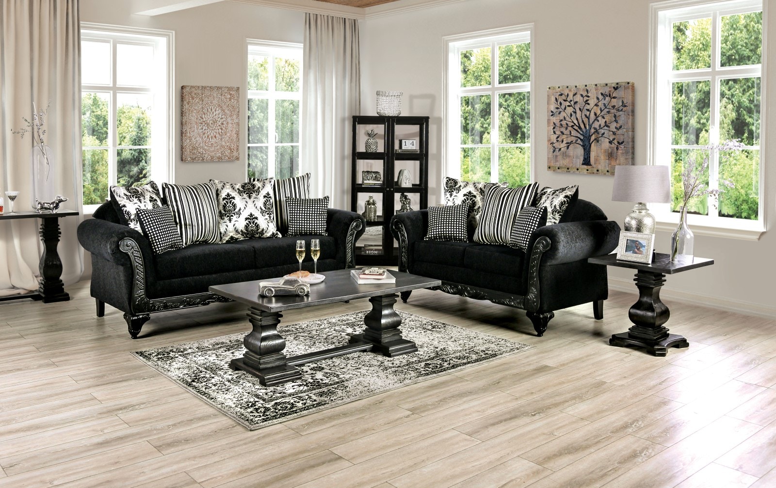 Furniture of America Sofa Loveseat 2 Pc. SM7746-2PC