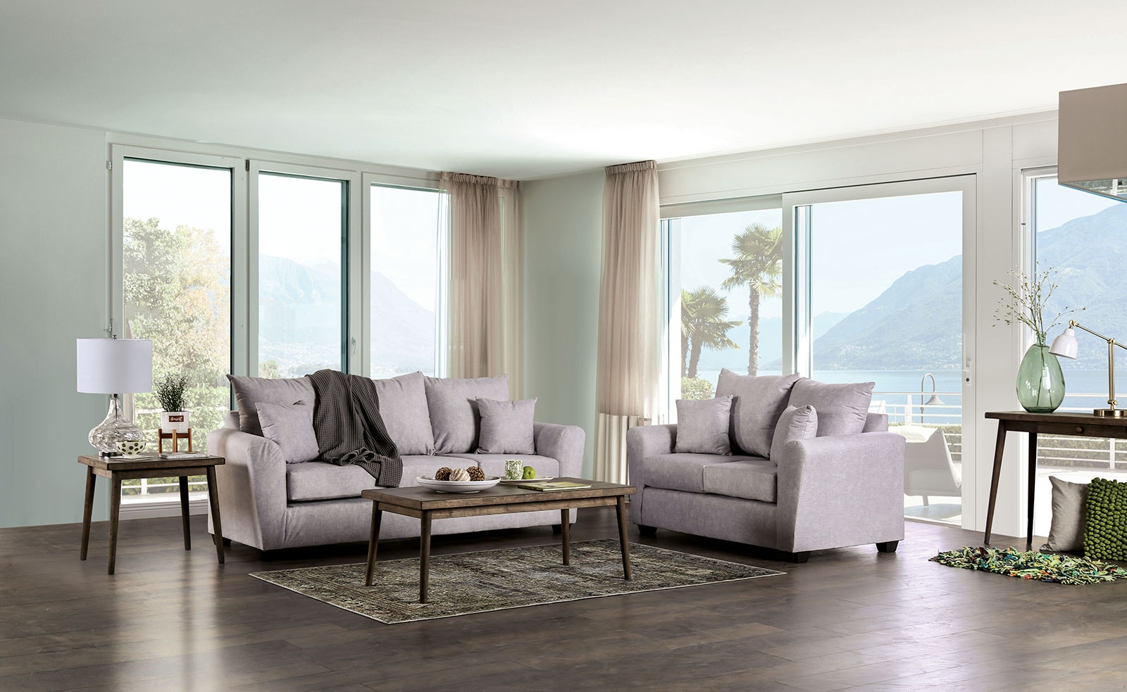 Furniture of America Sofa Loveseat 2 Pc. SM7755-2PC