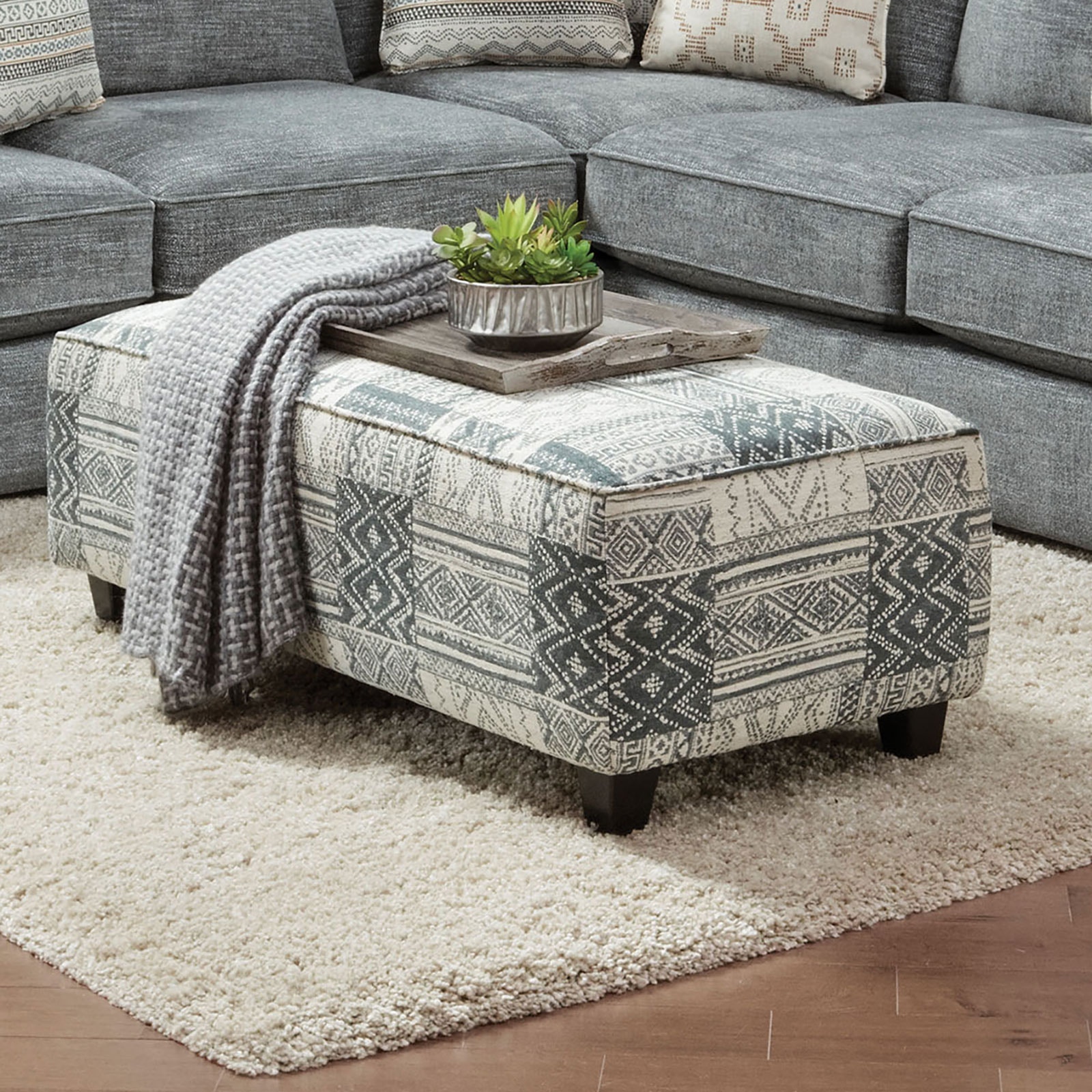Furniture of America Ottoman SM8186-OT