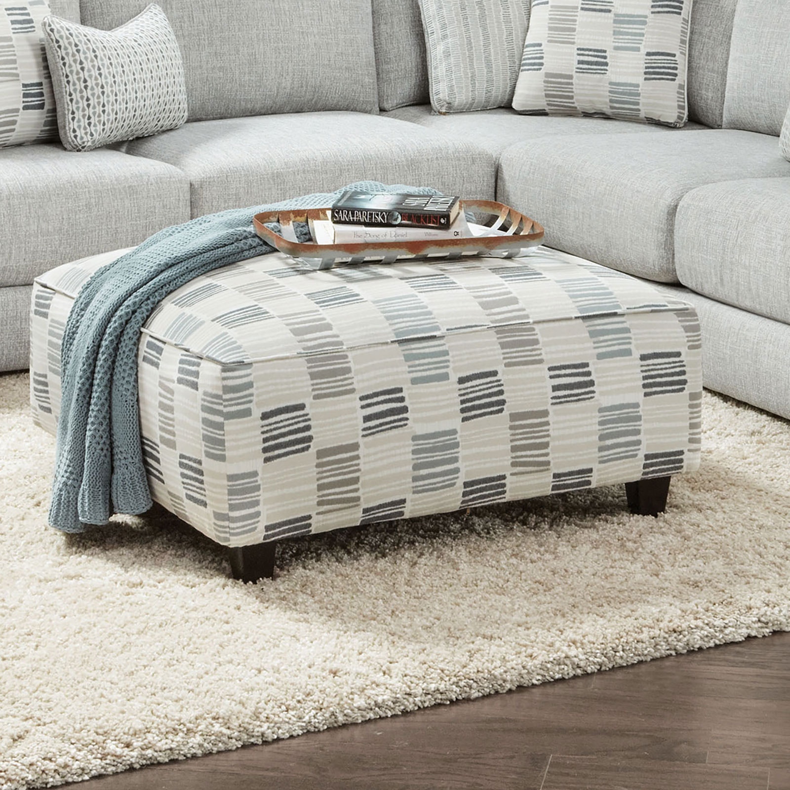 Furniture of America Ottoman SM8189-OT
