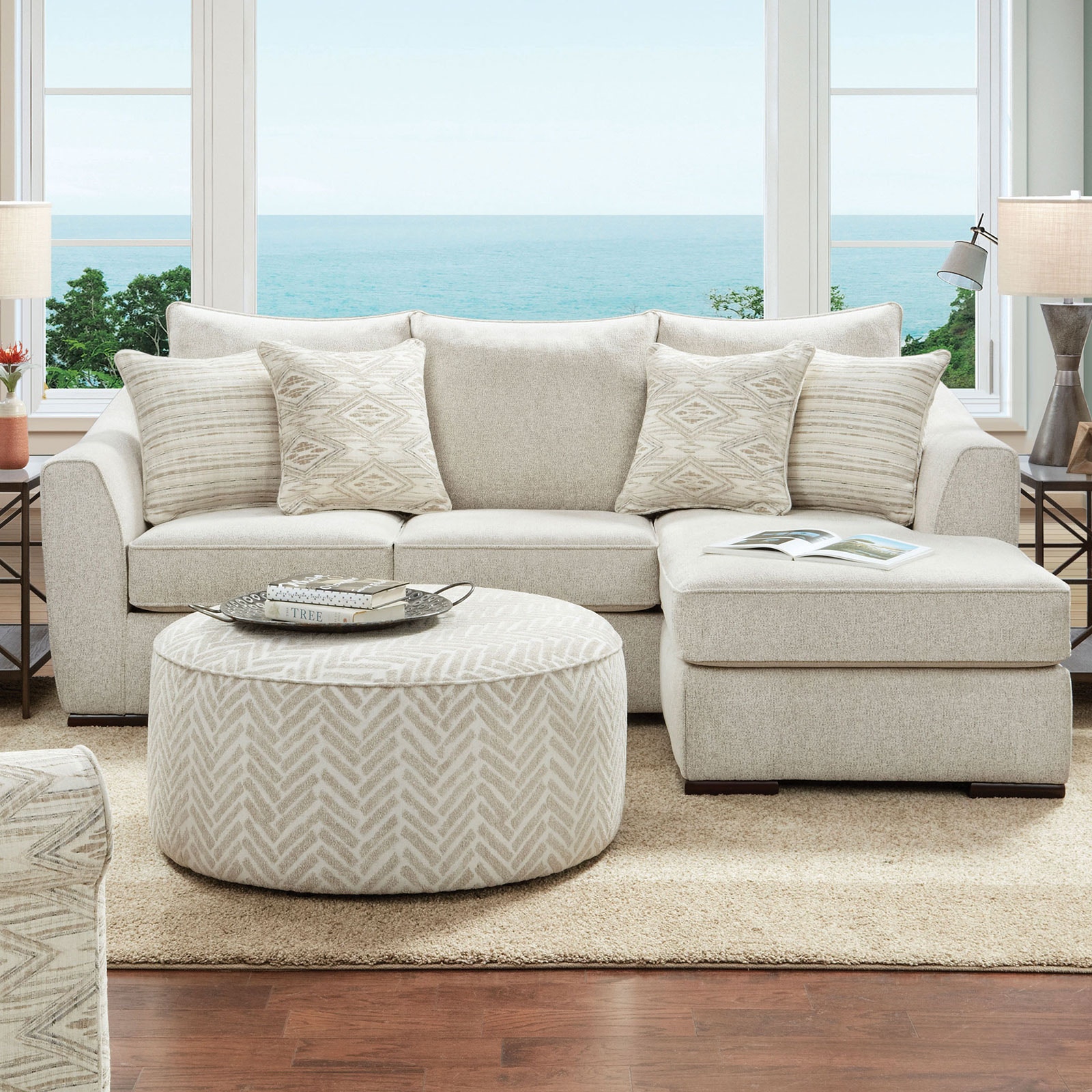 Furniture of America Living Room Sectional SM8192 Furniture Market