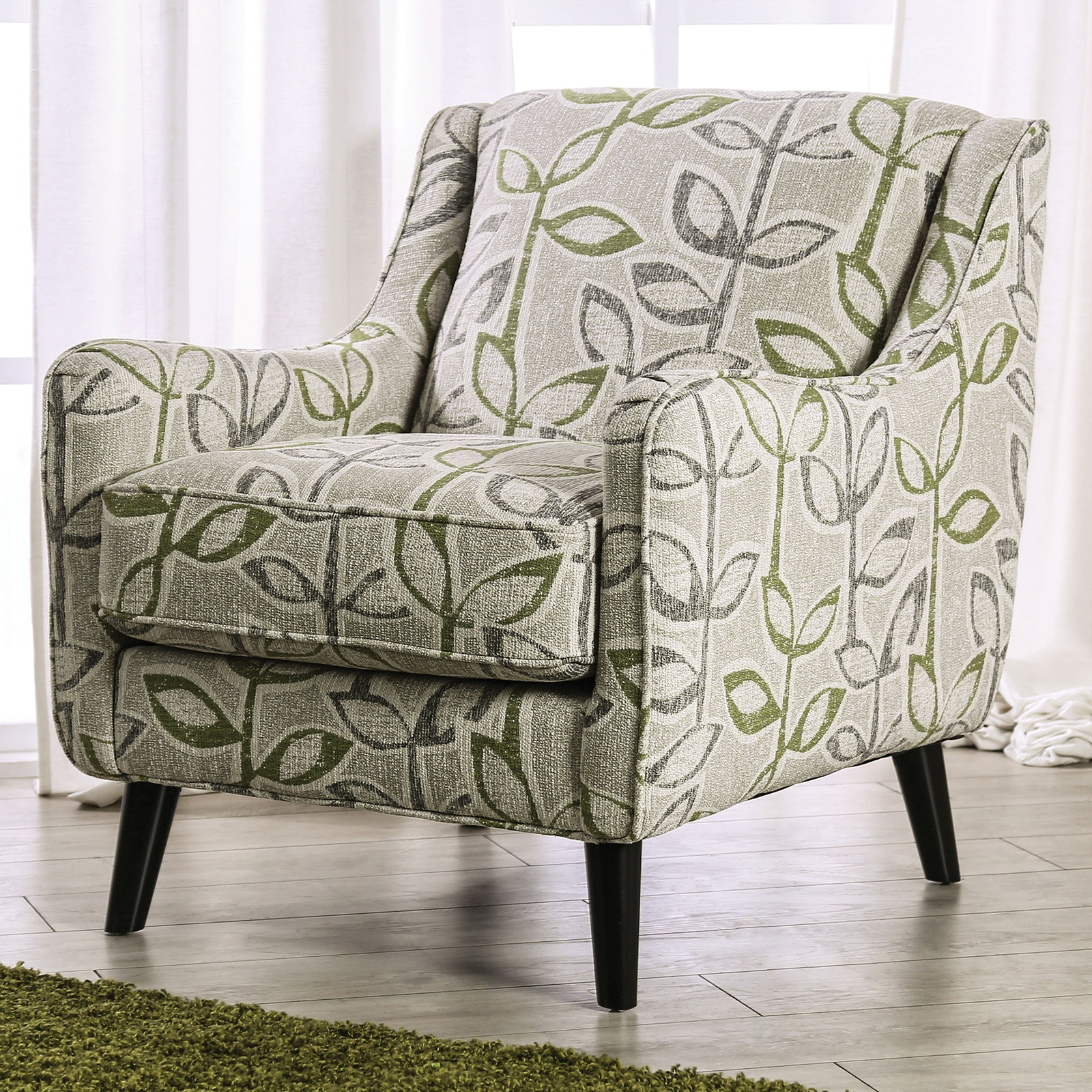  Accent Chair, Floral 
