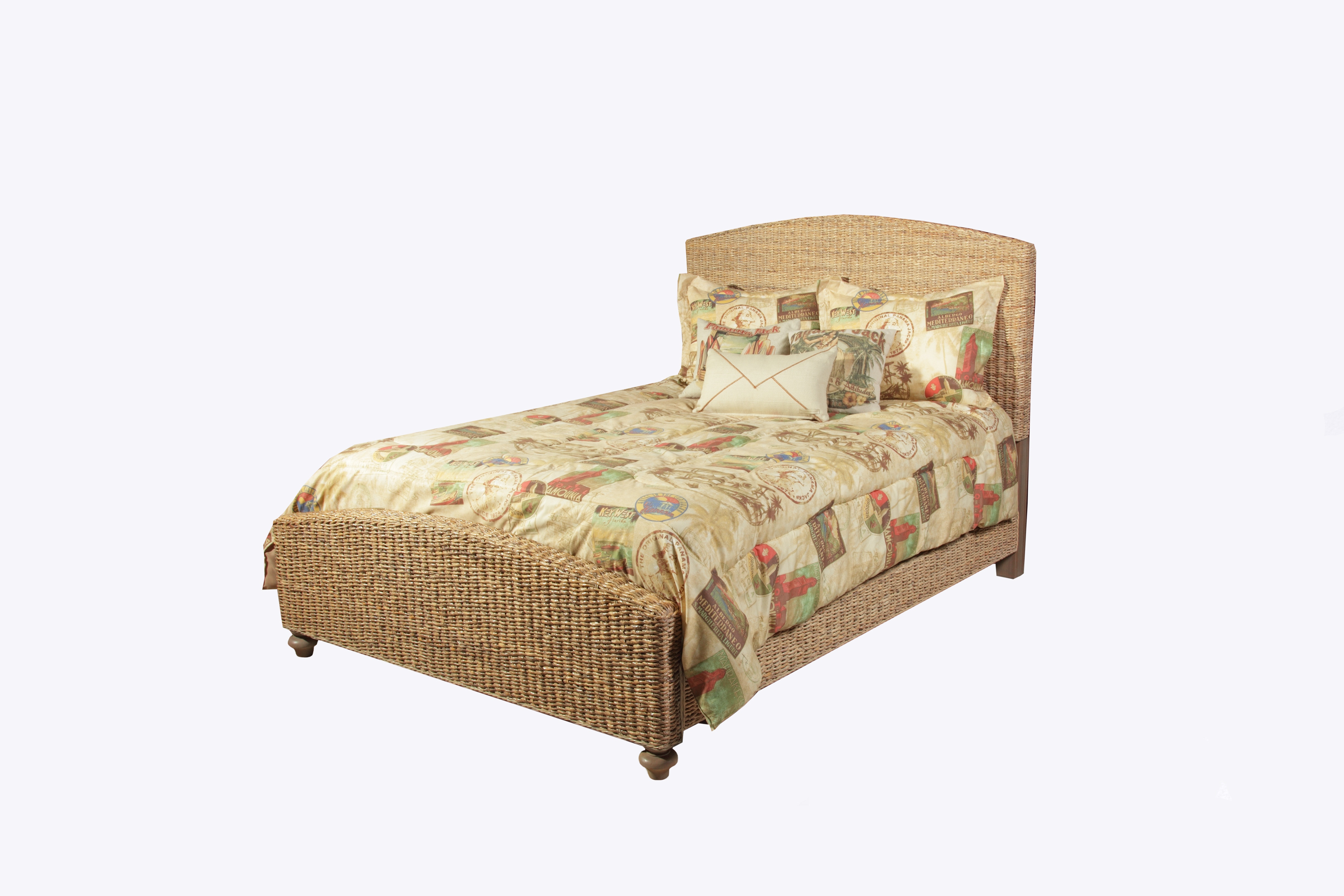 Panama Jack Home Bedroom Driftwood Queen Grey Woven