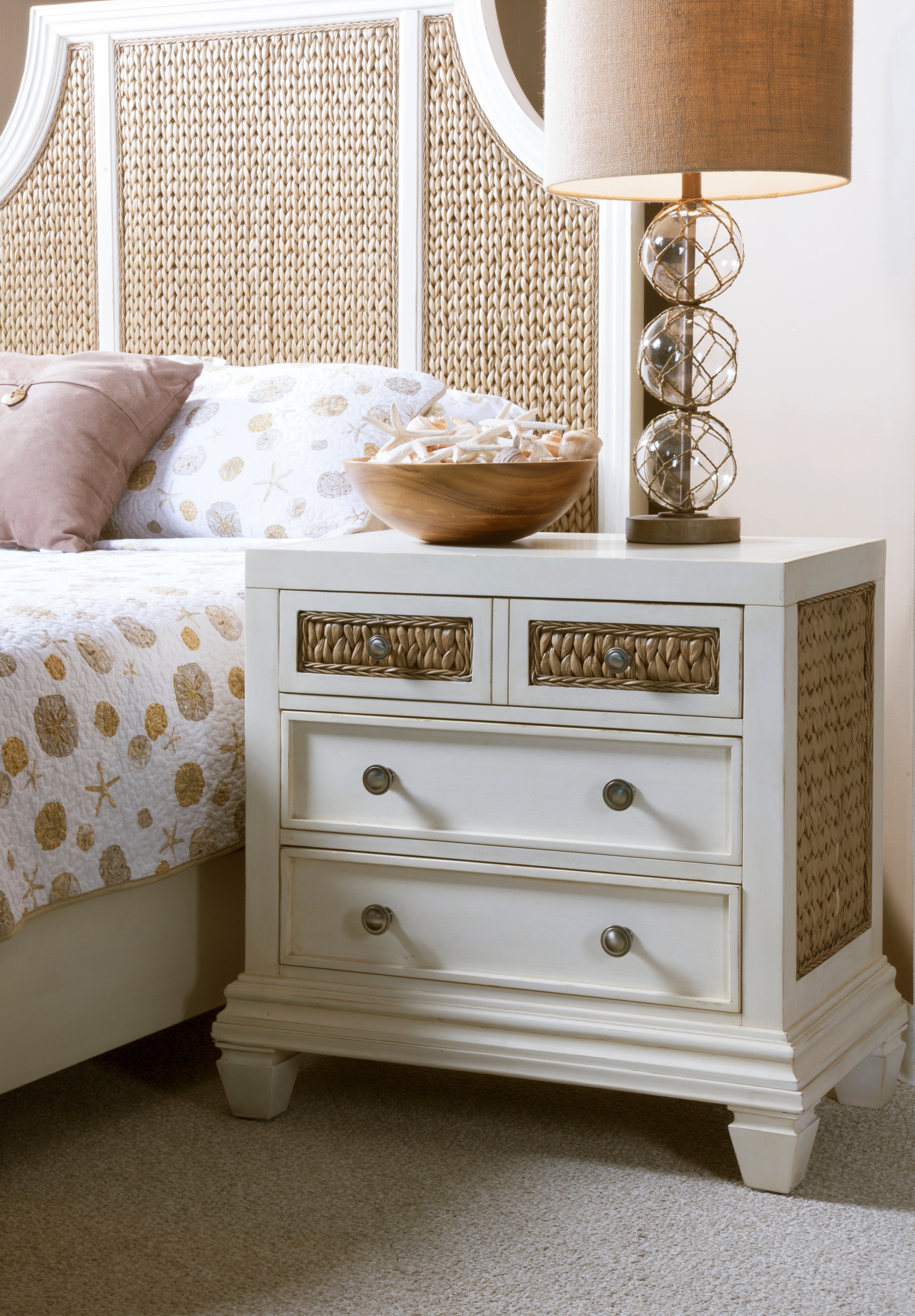 Panama Jack Home Bedroom Nightstand Seagrass 132 355
