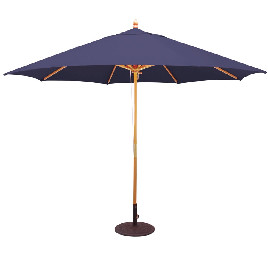 Outdoor Patio Wood Market 11 Quad Pulley Umbrella By Galtech 183 Patios Usa Usa Questions