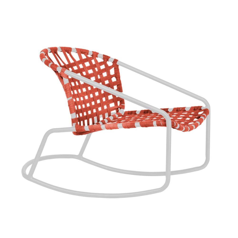 Brown jordan store rocking chair