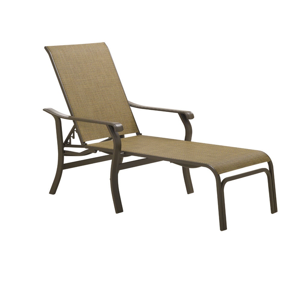 Telescope Outdoor Furniture Sling FourPosition Lay Flat Chaise by