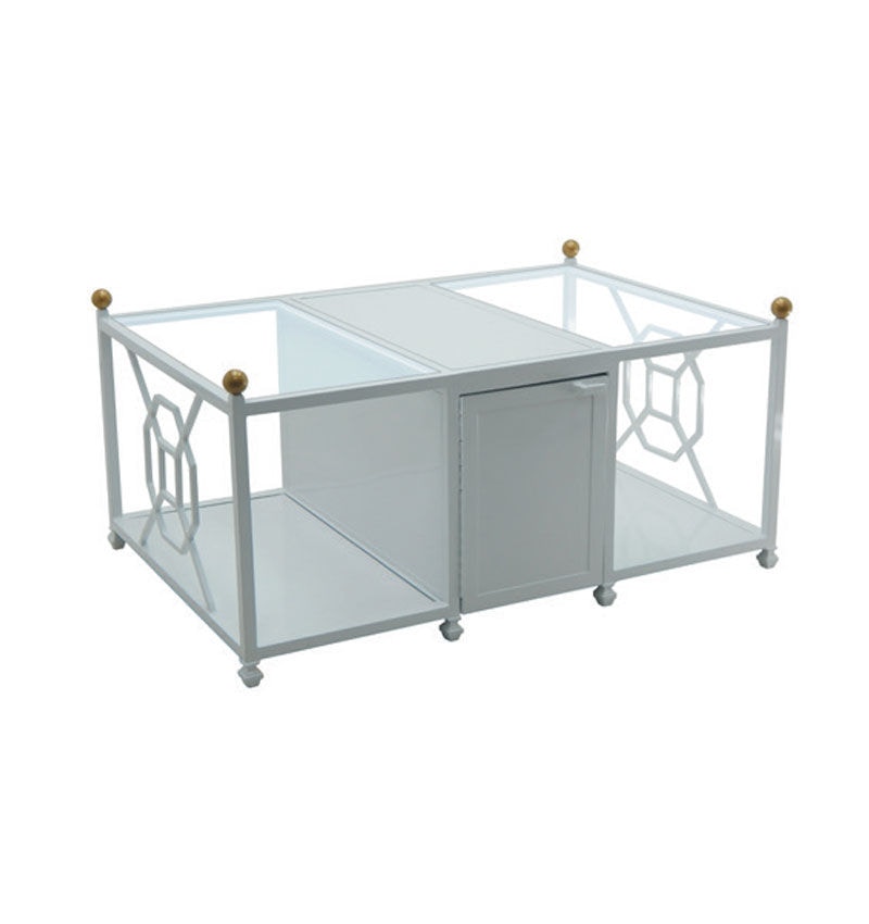 Outdoor Patio Barclay Butera Rectangular Firepit Coffee Table By