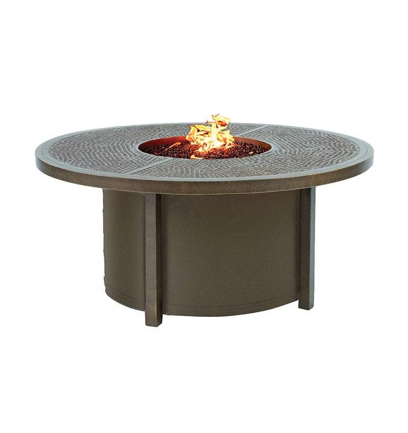 Outdoor Patio Altra 49 Round Coffee Table Firepit By Castelle Tcf48wl Patios Usa Usa