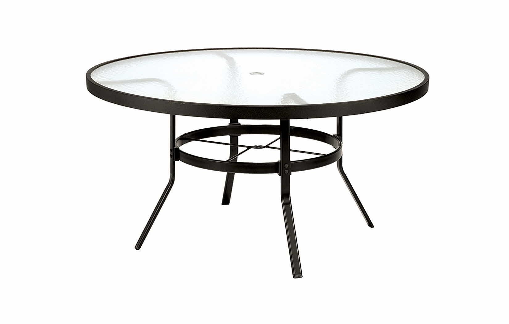 60 inch glass patio table