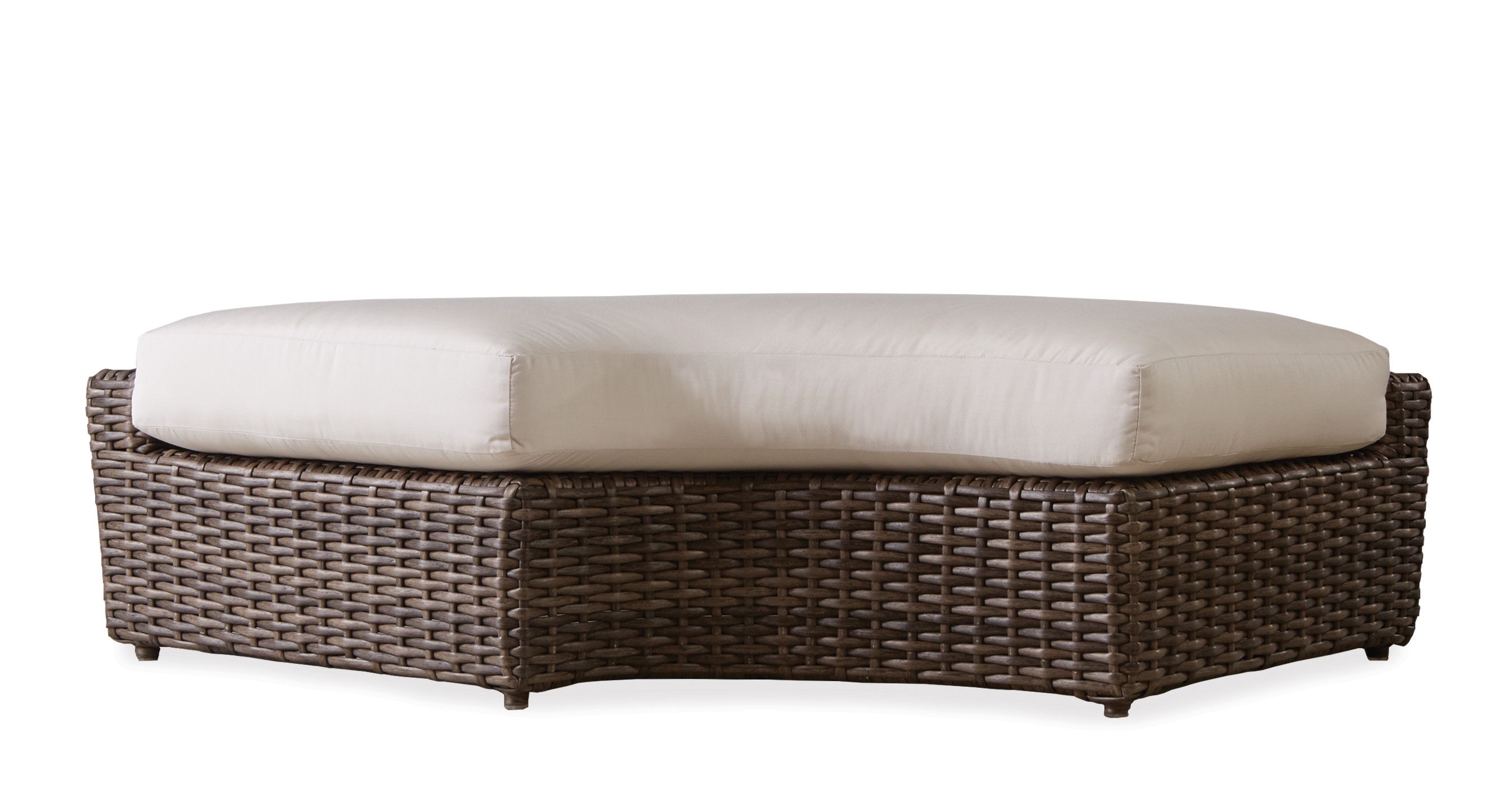 Outdoor Patio Left Curved Bench By Lloyd Flanders 241039 Patios