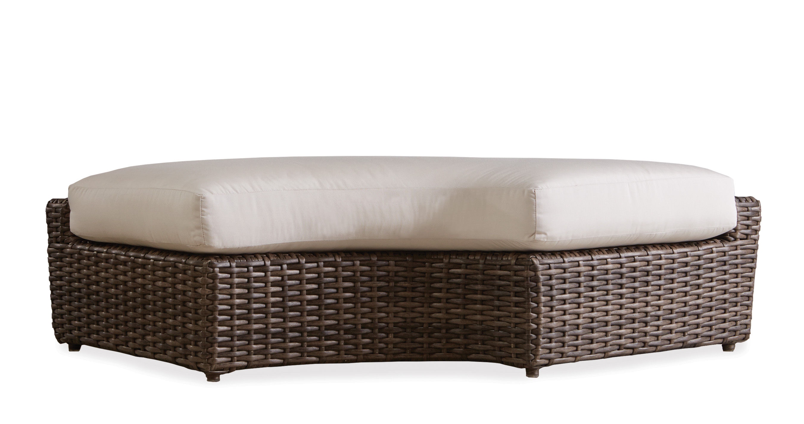 Outdoor Patio Right Curved Bench By Lloyd Flanders 241038 Patios