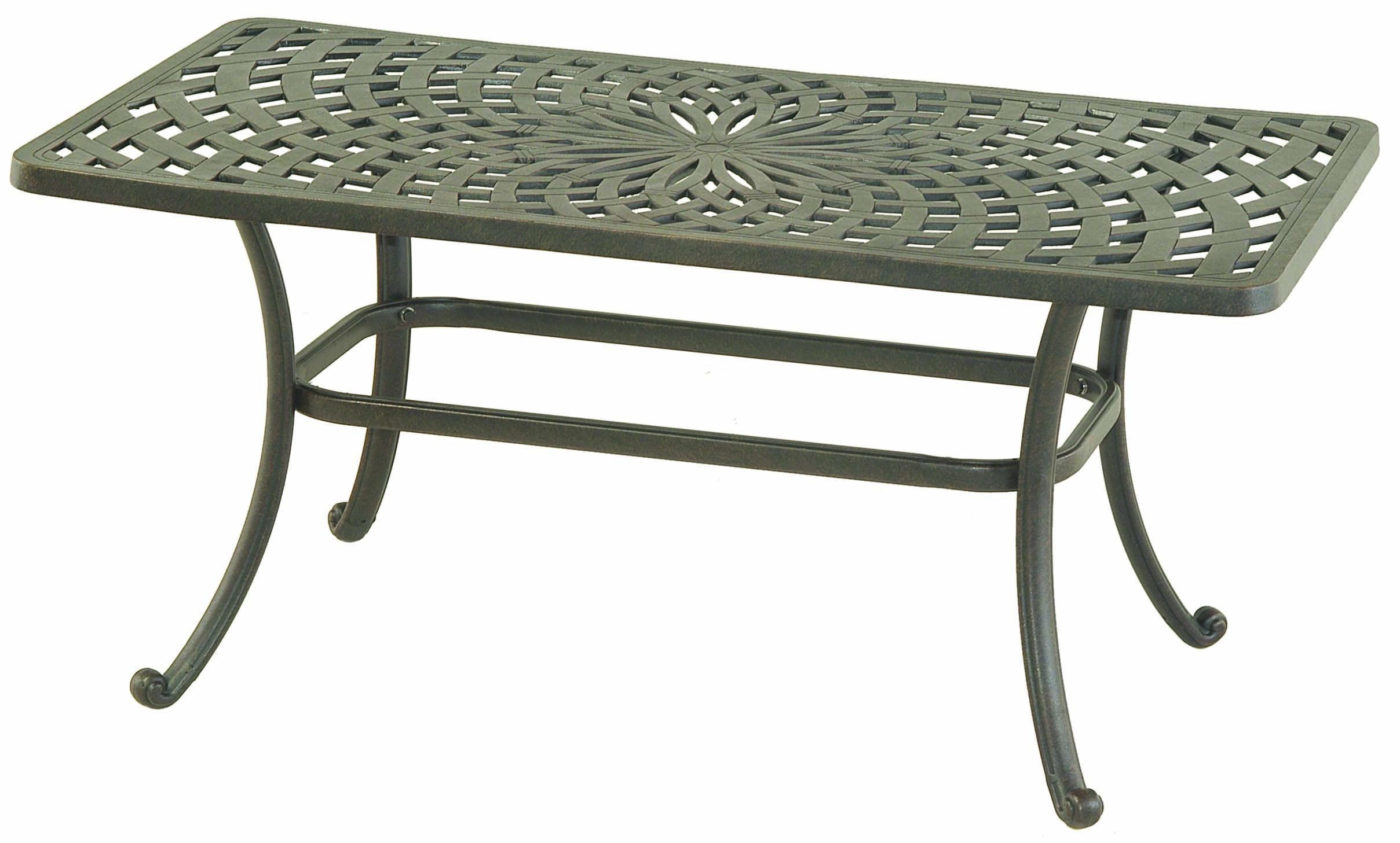 Outdoor Patio 26x48 Rectangular Coffee Table By Hanamint 208763