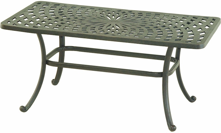 Outdoor Patio 26x48 Rectangular Coffee Table By Hanamint 208763