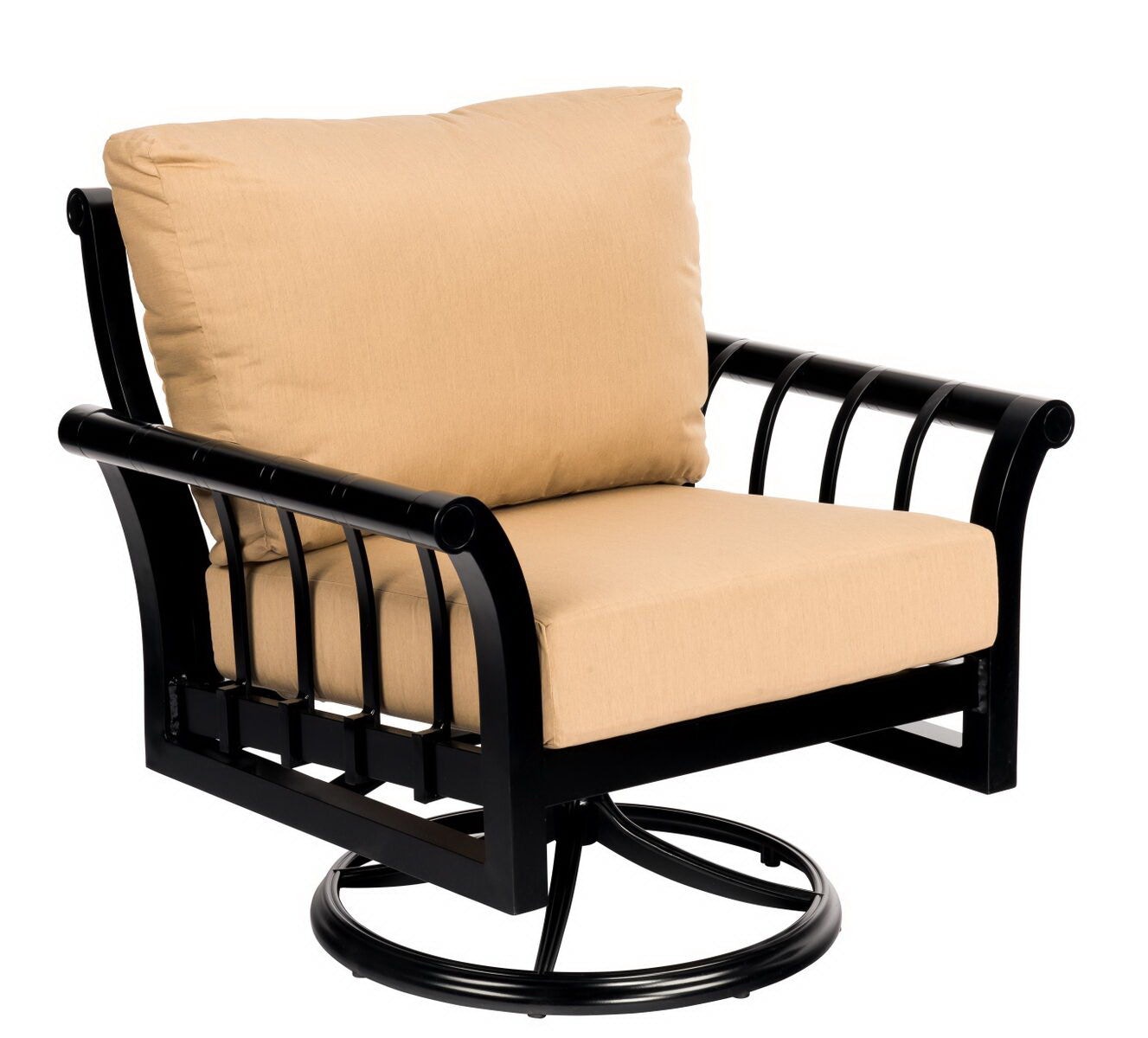 Swivel Rocking Lounge Chair By Woodard 7Y0477