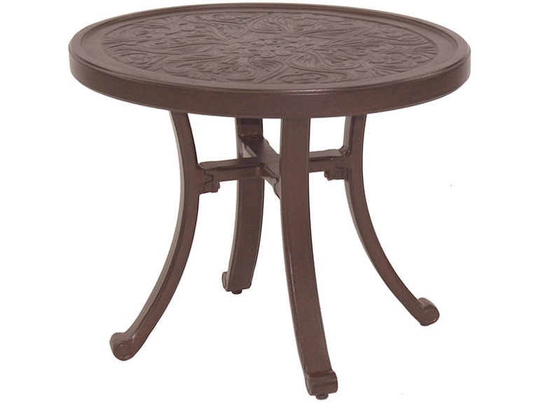 Outdoor Patio Round Occasional Table By Castelle Ncp24 Vintage Tables Round Occasional Table By Castelle Ncp24 Call For Prices 888 643 6003