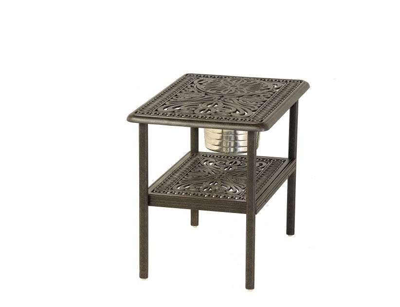 Outdoor Patio 20 X 28 Rectangular Ice Bucket Table By Hanamint