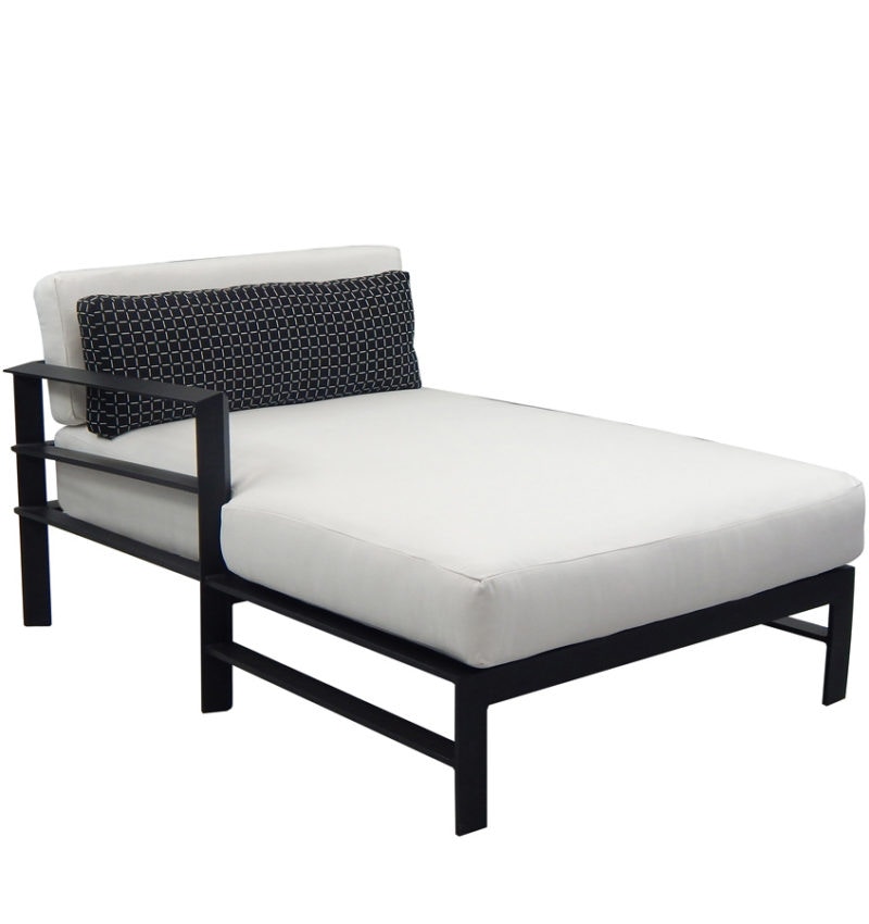 Outdoor Patio Sectional Right Arm Chaise Lounge By Castelle 7828r Patios Usa Usa Questions