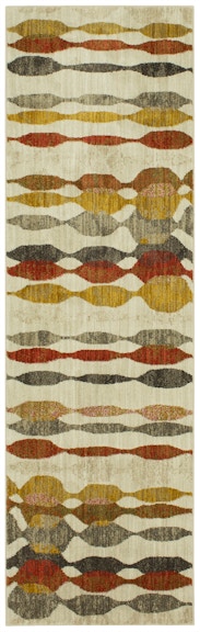 Karastan Expressions by Scott Living Expressions by Scott Living Acoustic Onyx 2'4" x 7'10" Hallway/Stair Runner Rug 91821 90121 028094