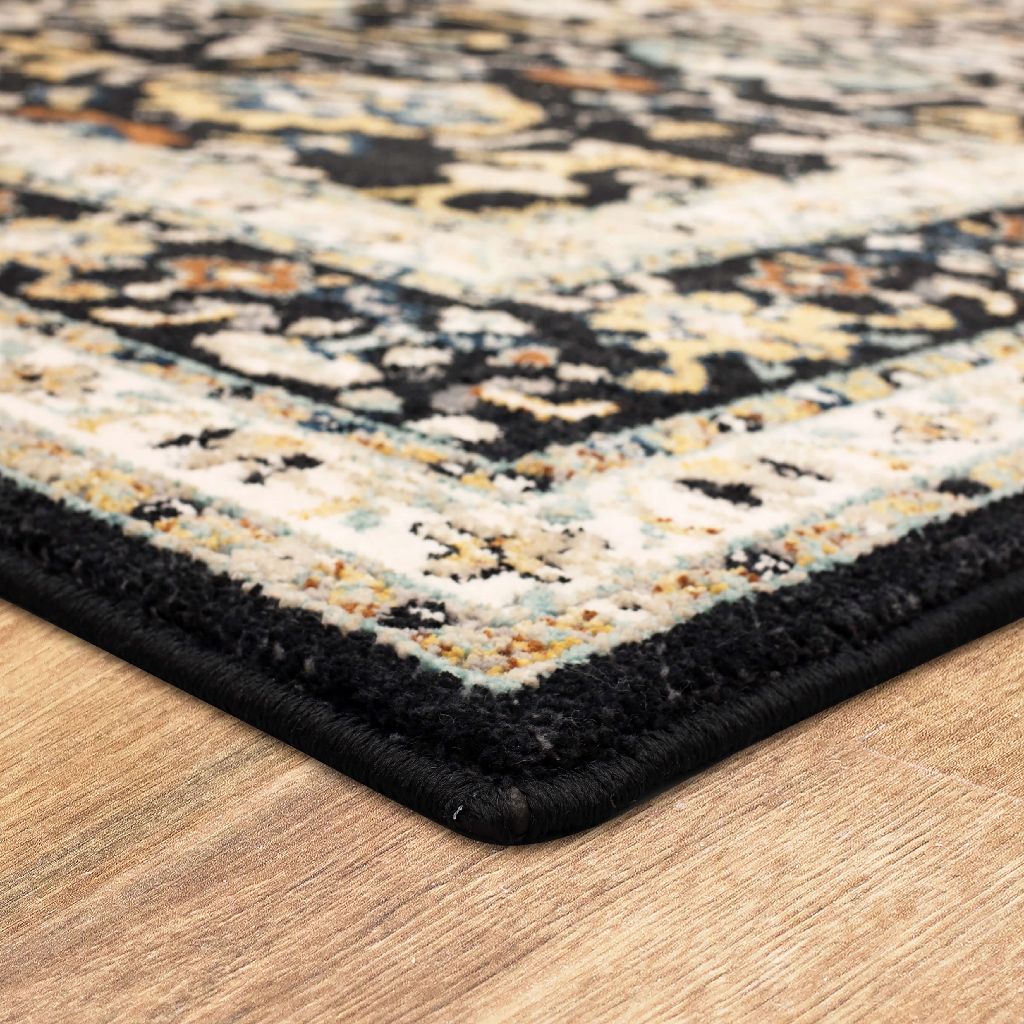 Karastan Area Rugs Zephyr Amphora Black 8' x 10' Rectangle Rug