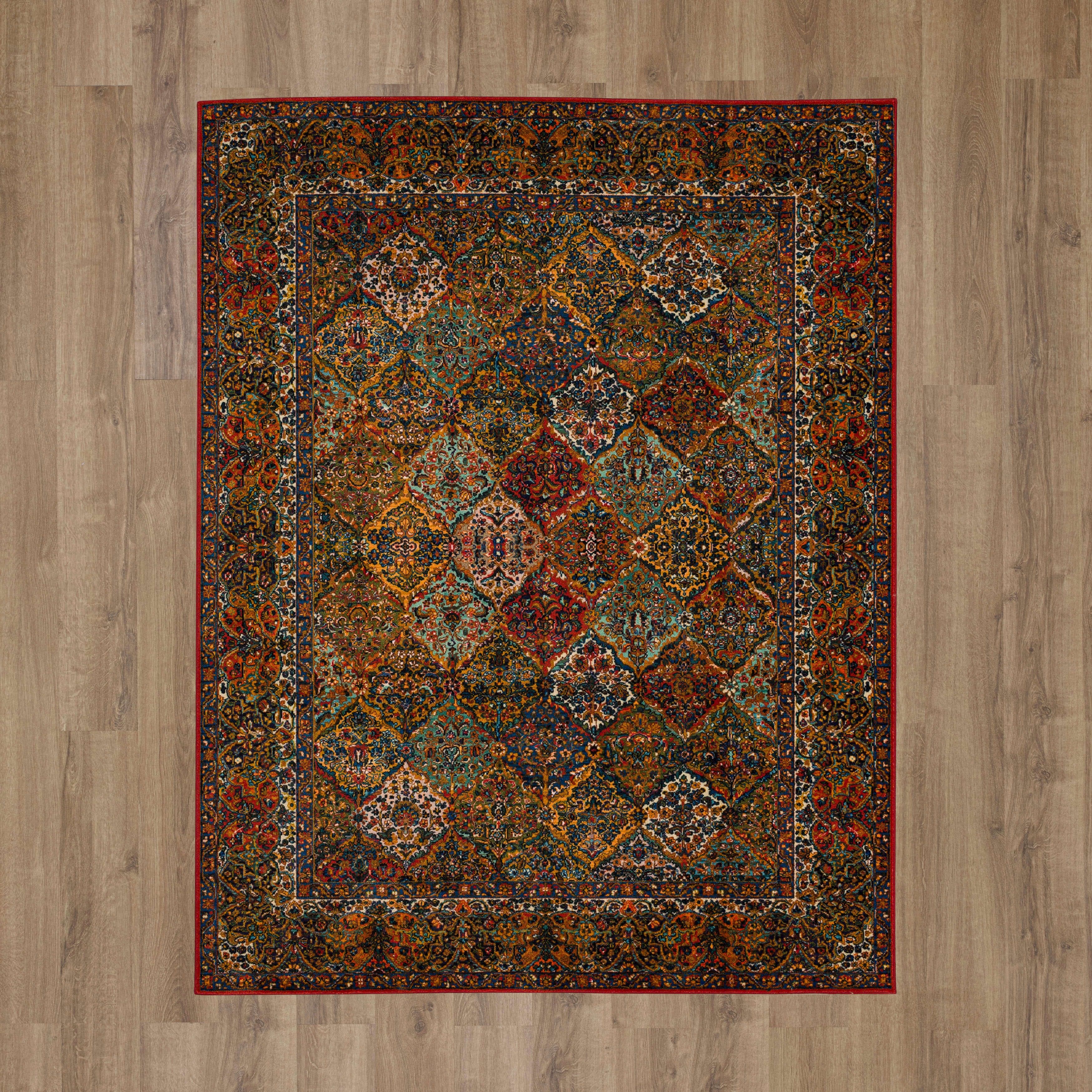 Karastan Area Rugs Kaleidoscope Canterbury Red 10' x 14' Rectangle 