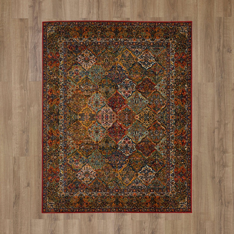 Karastan Area Rugs Kaleidoscope Canterbury Red 10' x 14' Rectangle