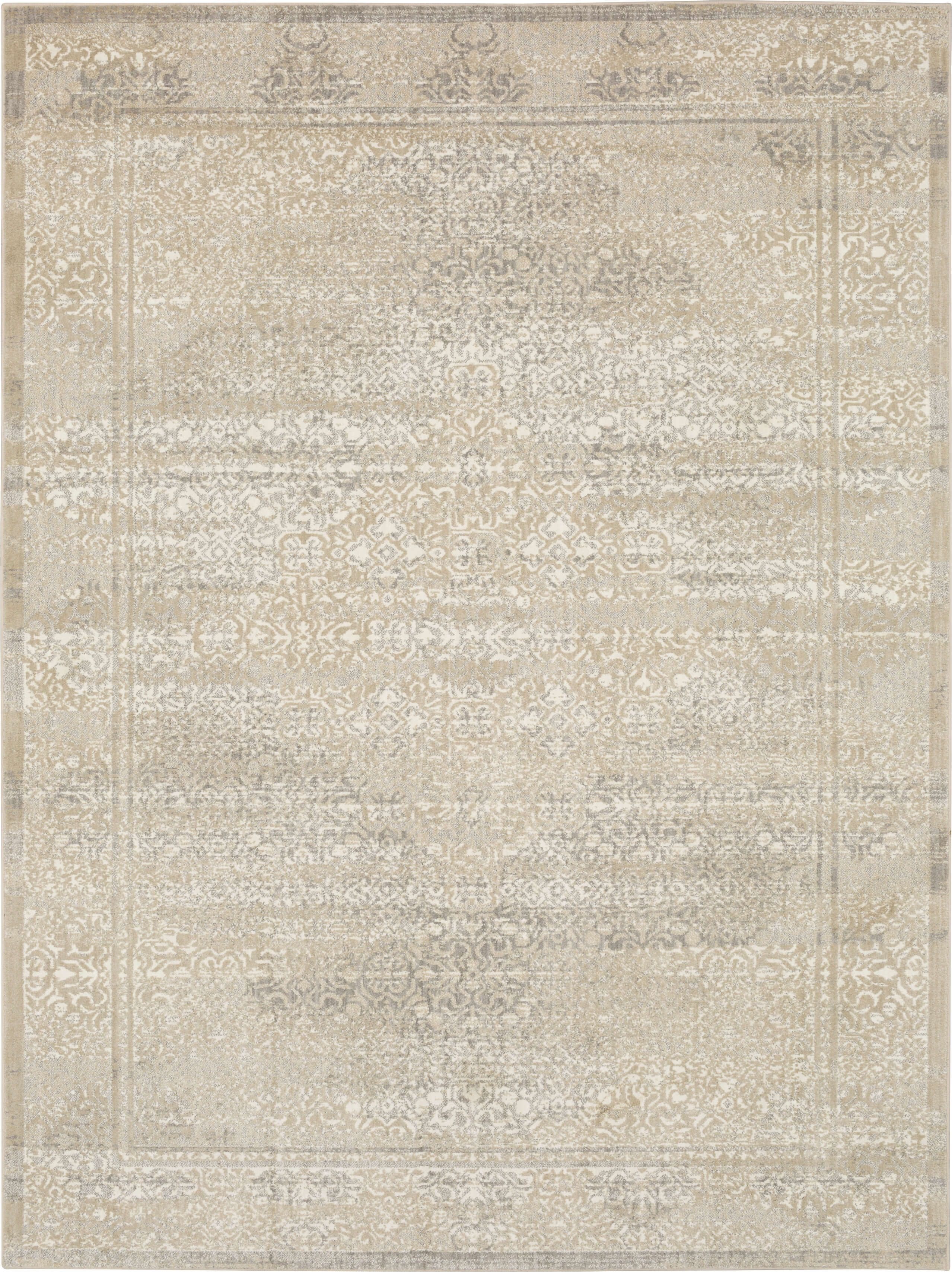 Karastan Area Rugs Zephyr Cella Alabaster 8' x 10' Rectangle Rug