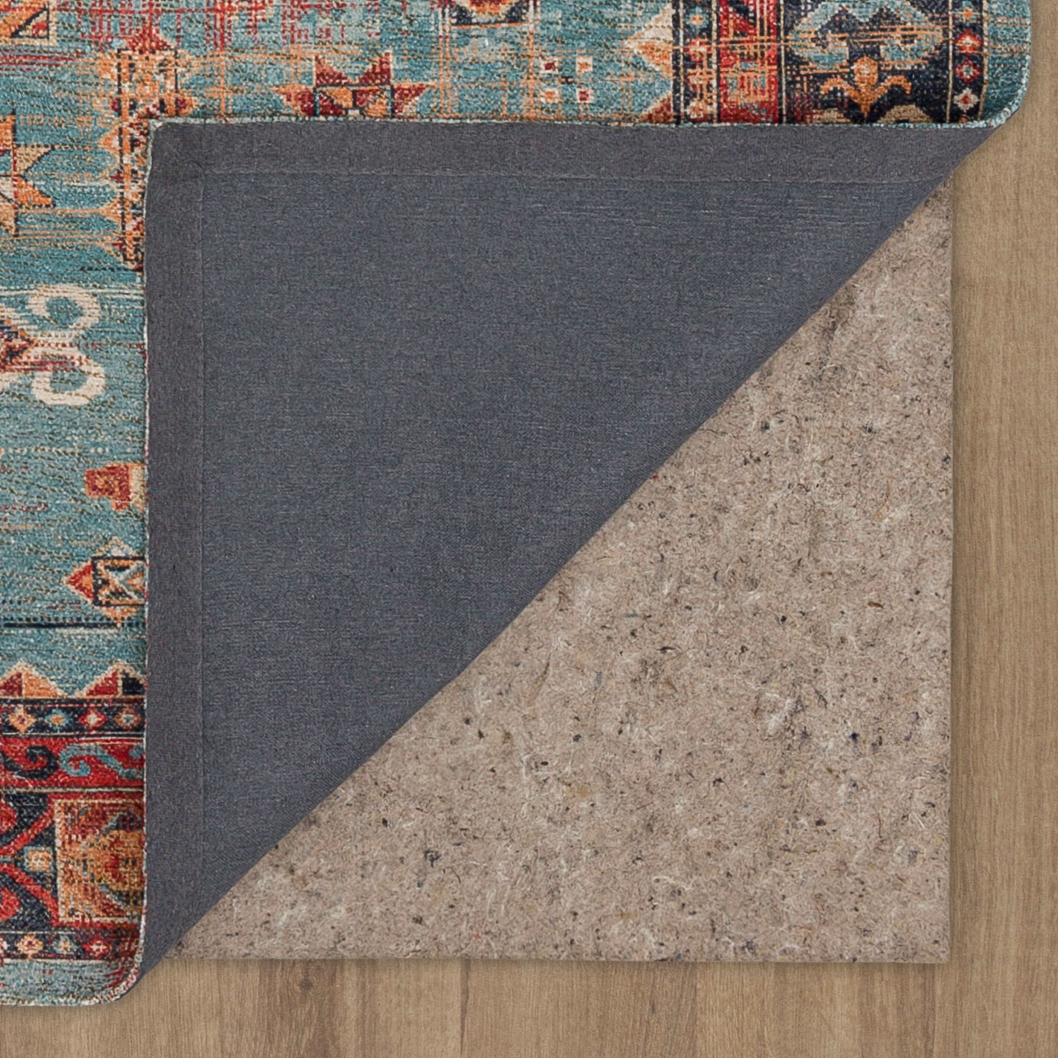 Karastan Hallway Runners Zula Mombasa Aquamarine 2'4