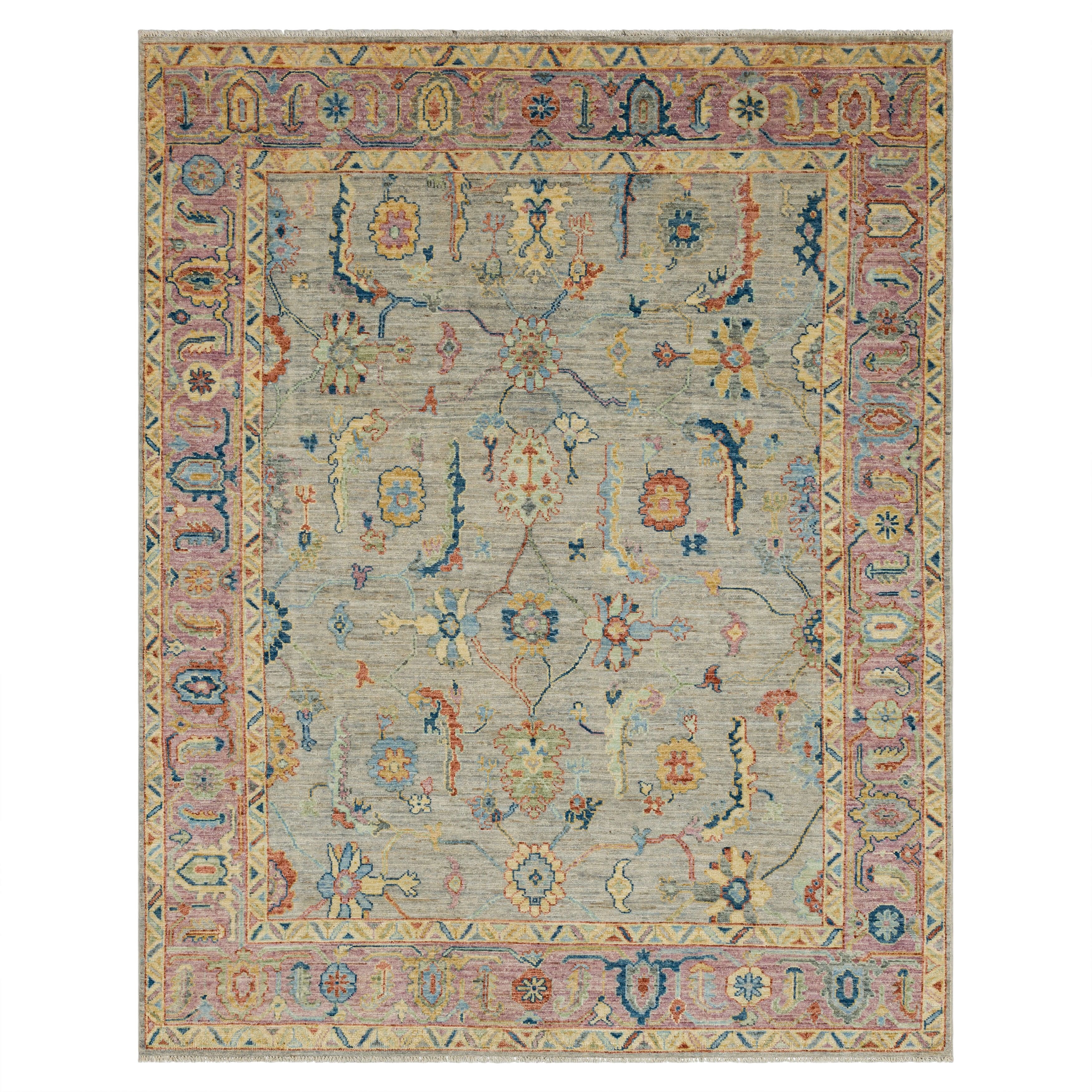 Karastan Area Rugs Mystique Grey Purple Rug R1217 409 | Hickory