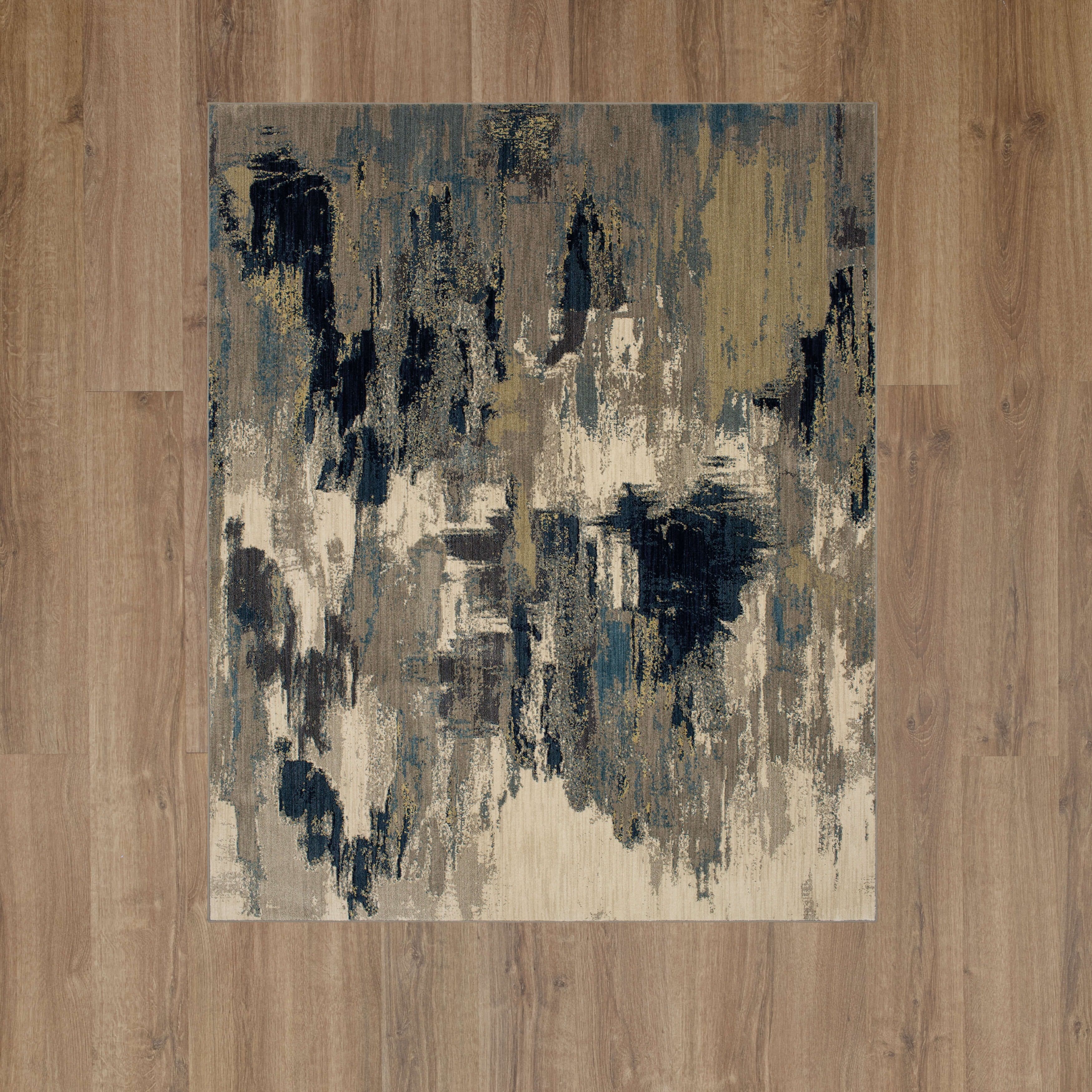 その他 rug.rug Karastan Area Rugs Elements Orphic Indigo 8' x 11' Rectangle Rug