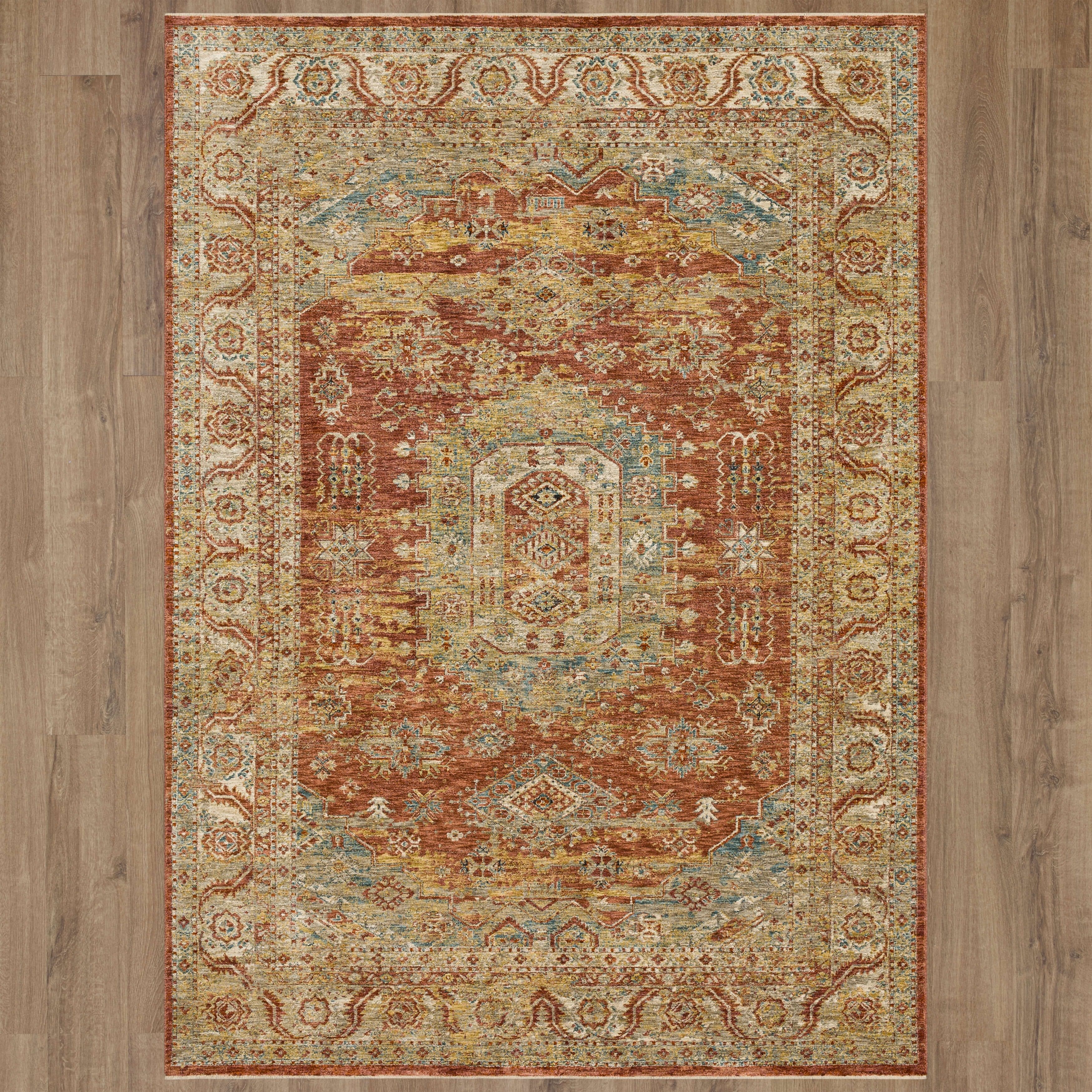 Karastan Area Rugs Marash Palu Rust 6'7