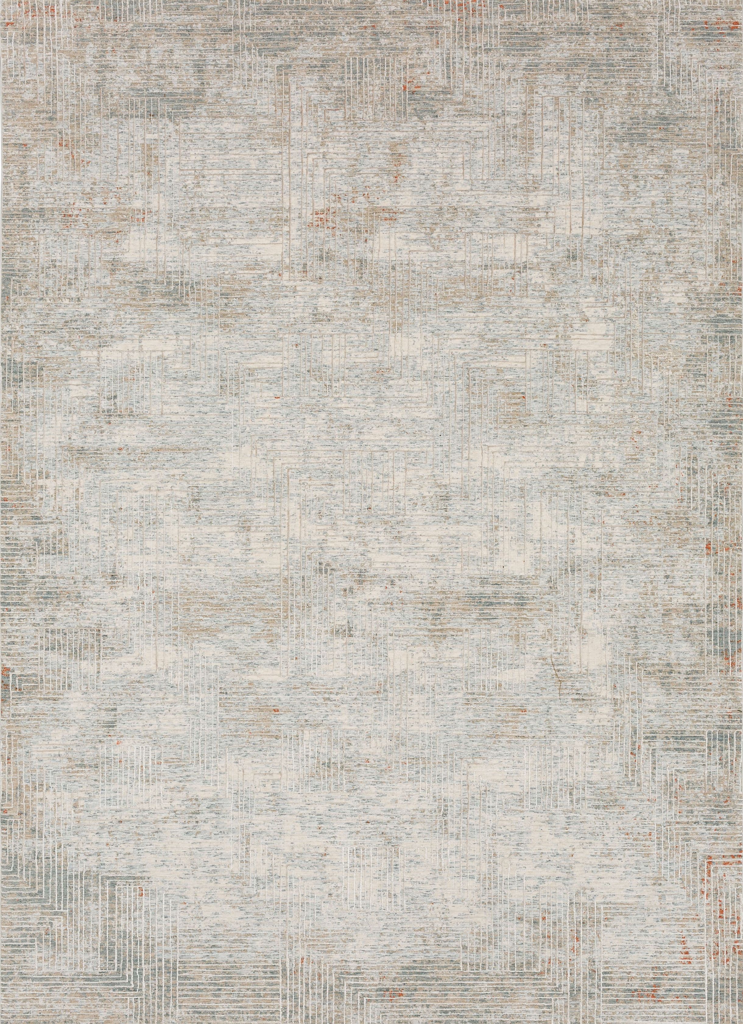 RS BEIGE, 6123631 Origin 21 8 X 10 (ft) Beige Indoor Abstract Area Rug 1-61625