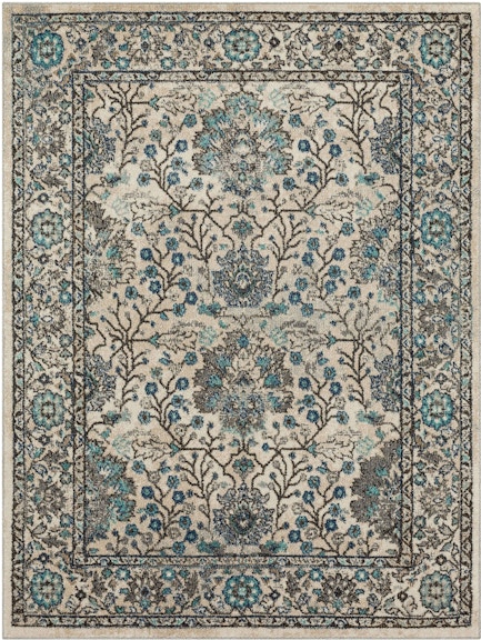 Mohawk Whimsy Balfour Blue 5'3" x 8' Rectangle Rug IE301 103 063096