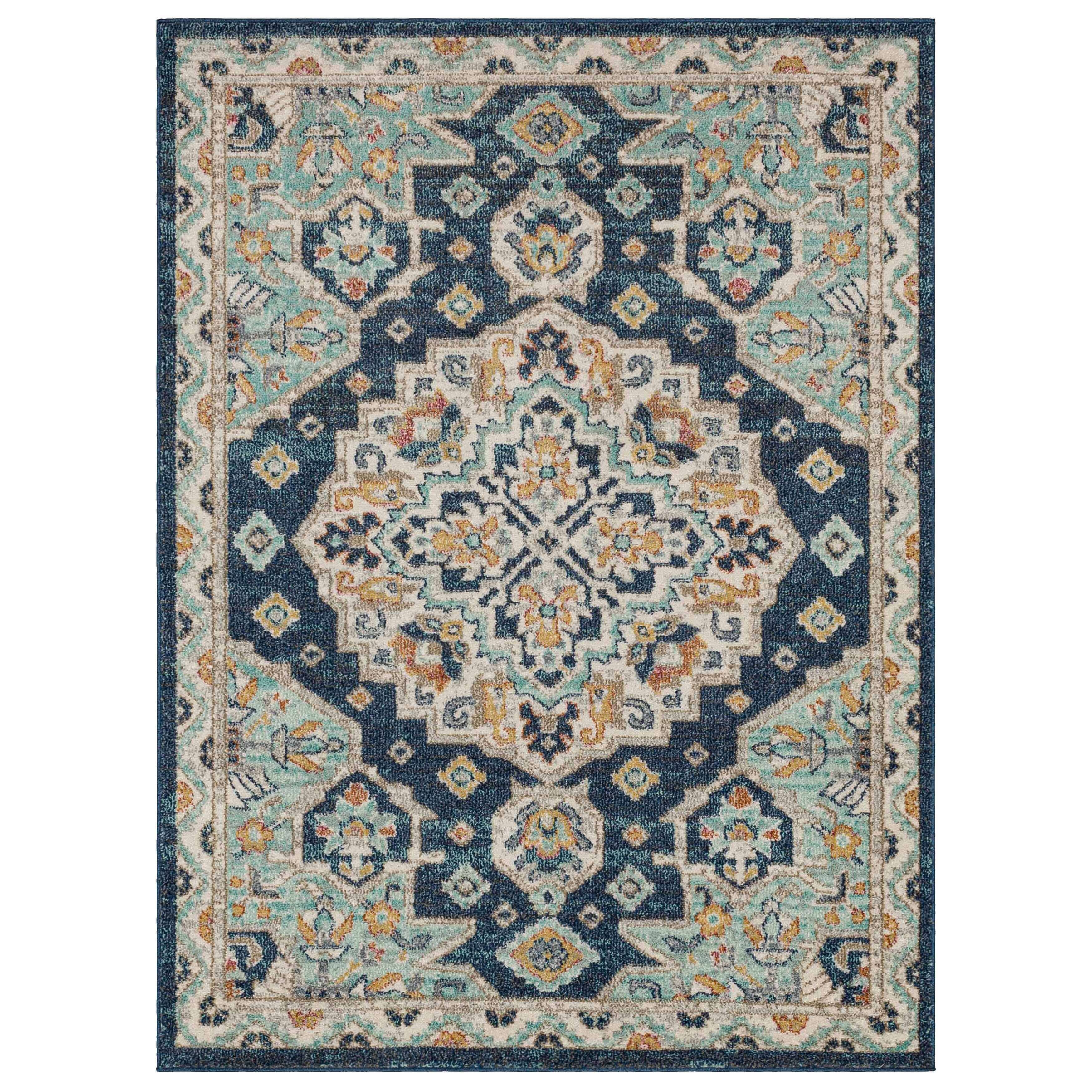 Mohawk Area Rugs Whimsy Jennings Blue 3'3