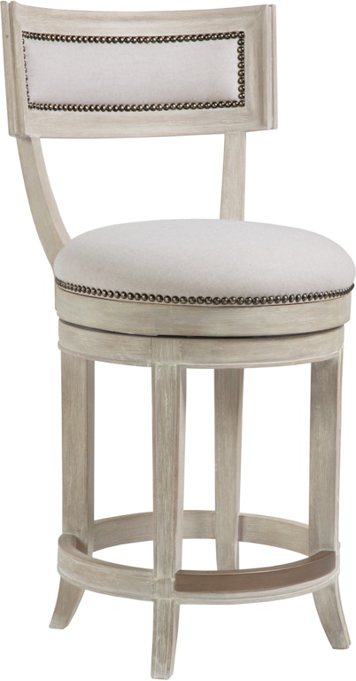 Artistica Home Casual Dining Aperitif Swivel Counter Stool- Bianco