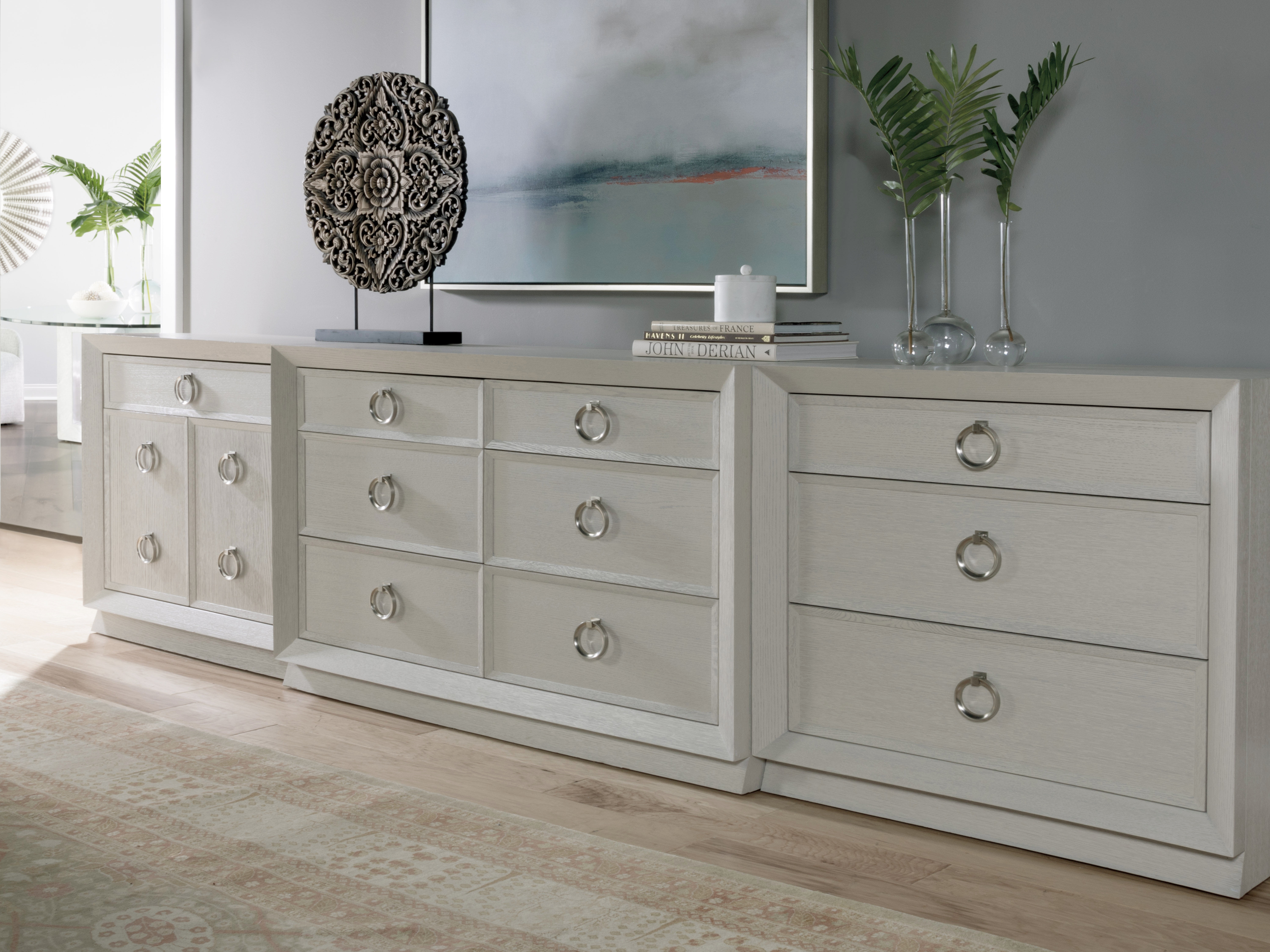 Artistica Home Living Room Zeitgeist White Media Console 2140907