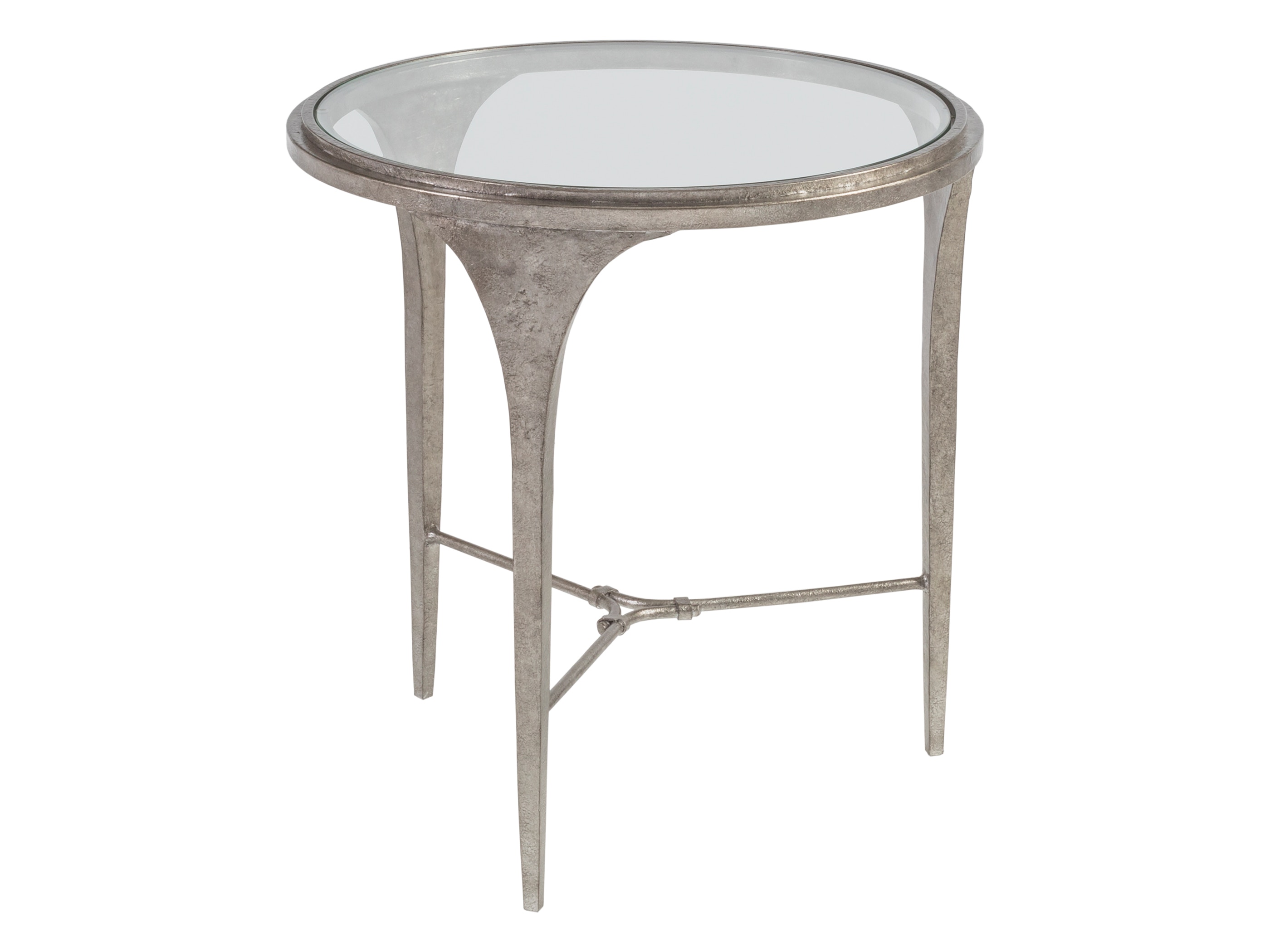 Artistica Home Porto Silver Round End Table 2360-953