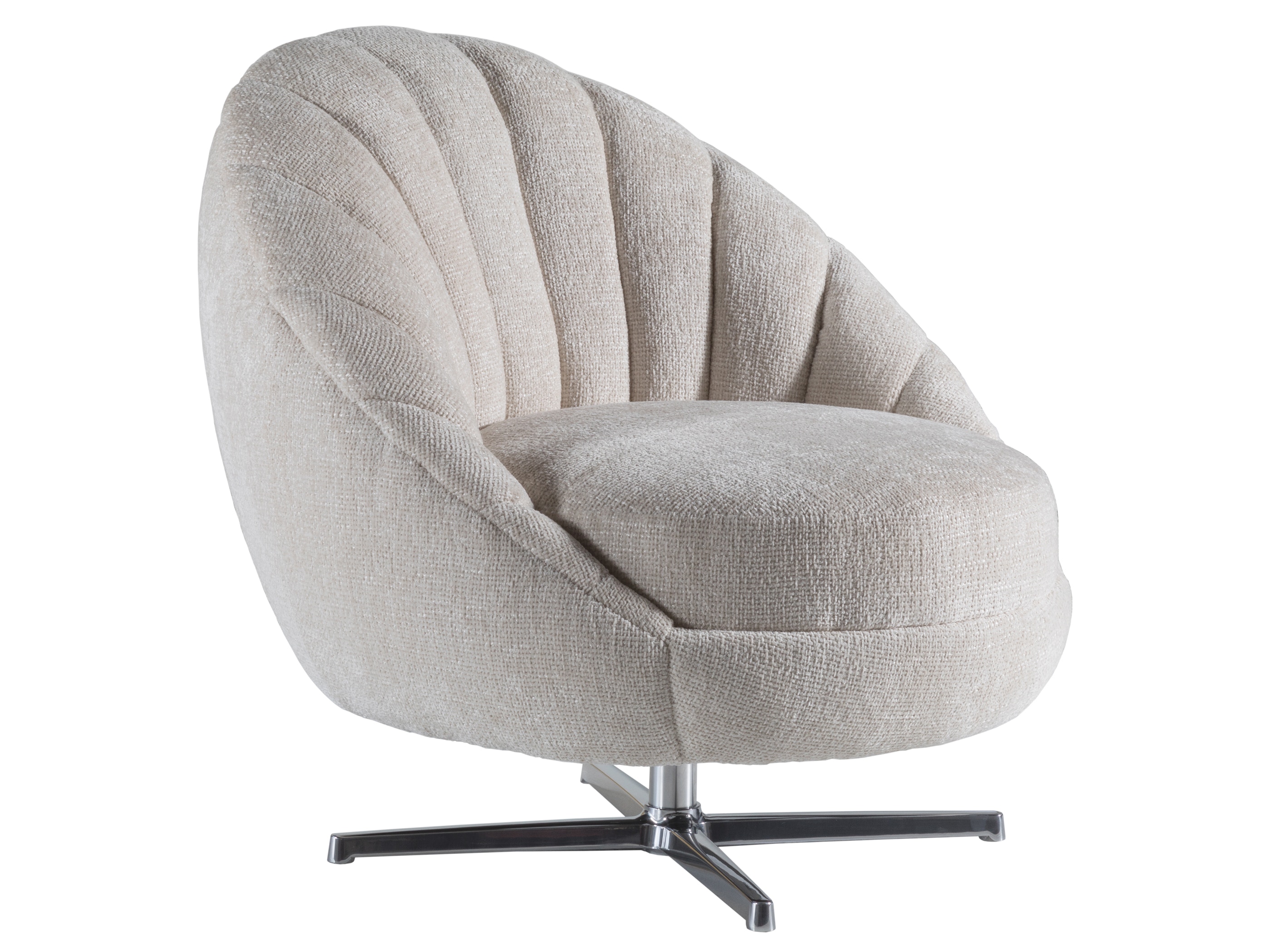  Lucille Swivel Chair - Polished Chrome Base 2634-11PSW