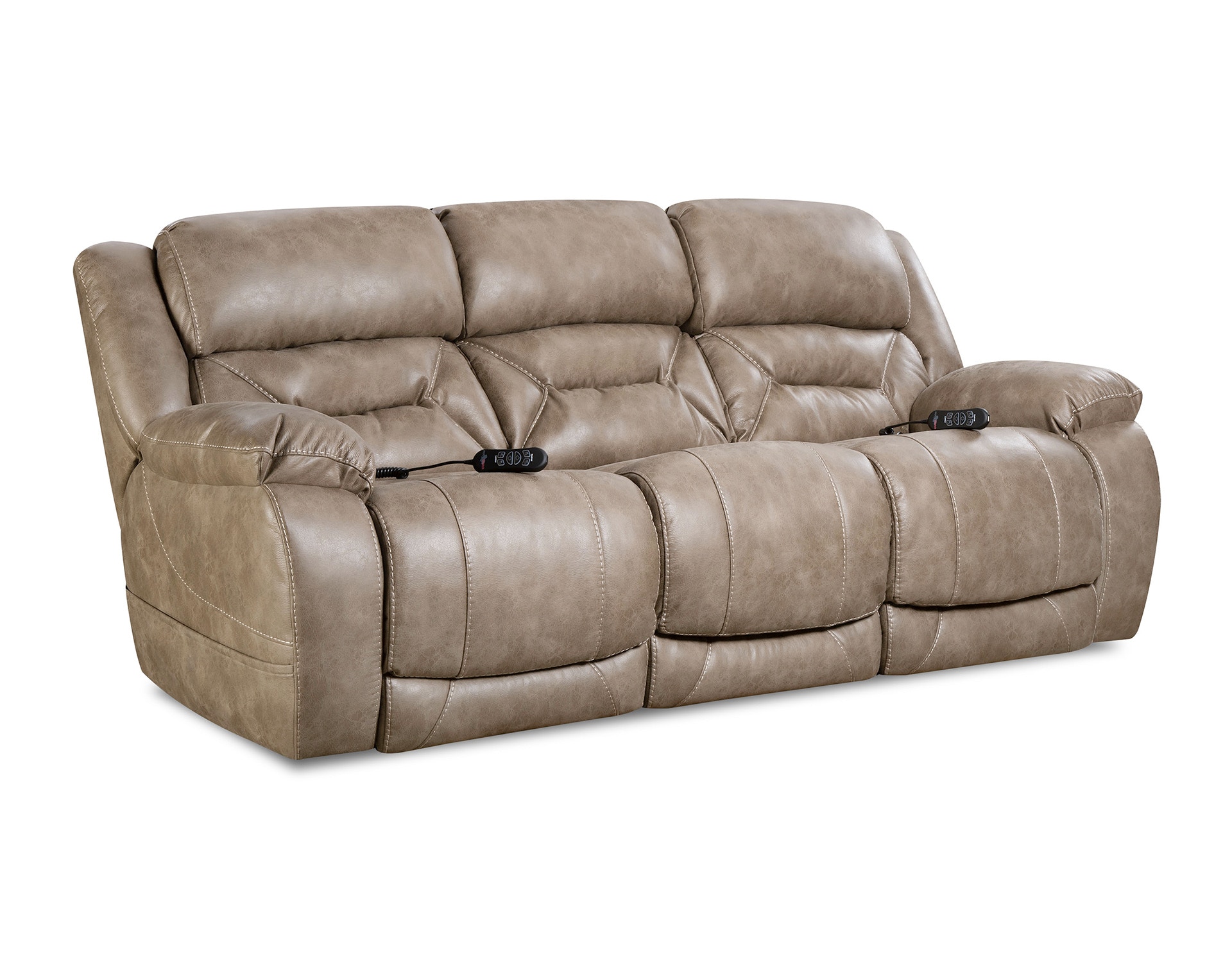 double power recliner sofa