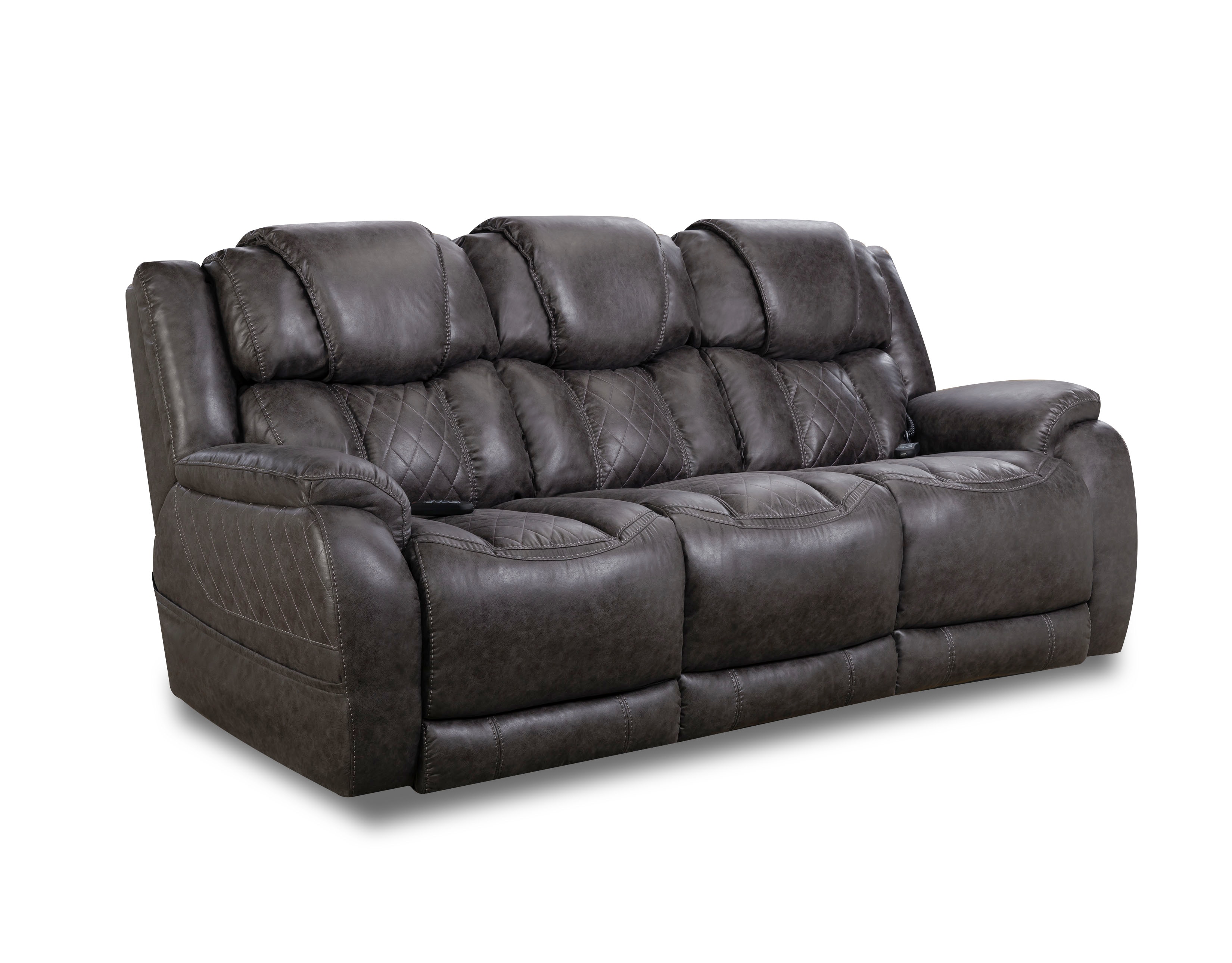 Shop our Daytona Steel Power Reclining Sofa w Power Headrest