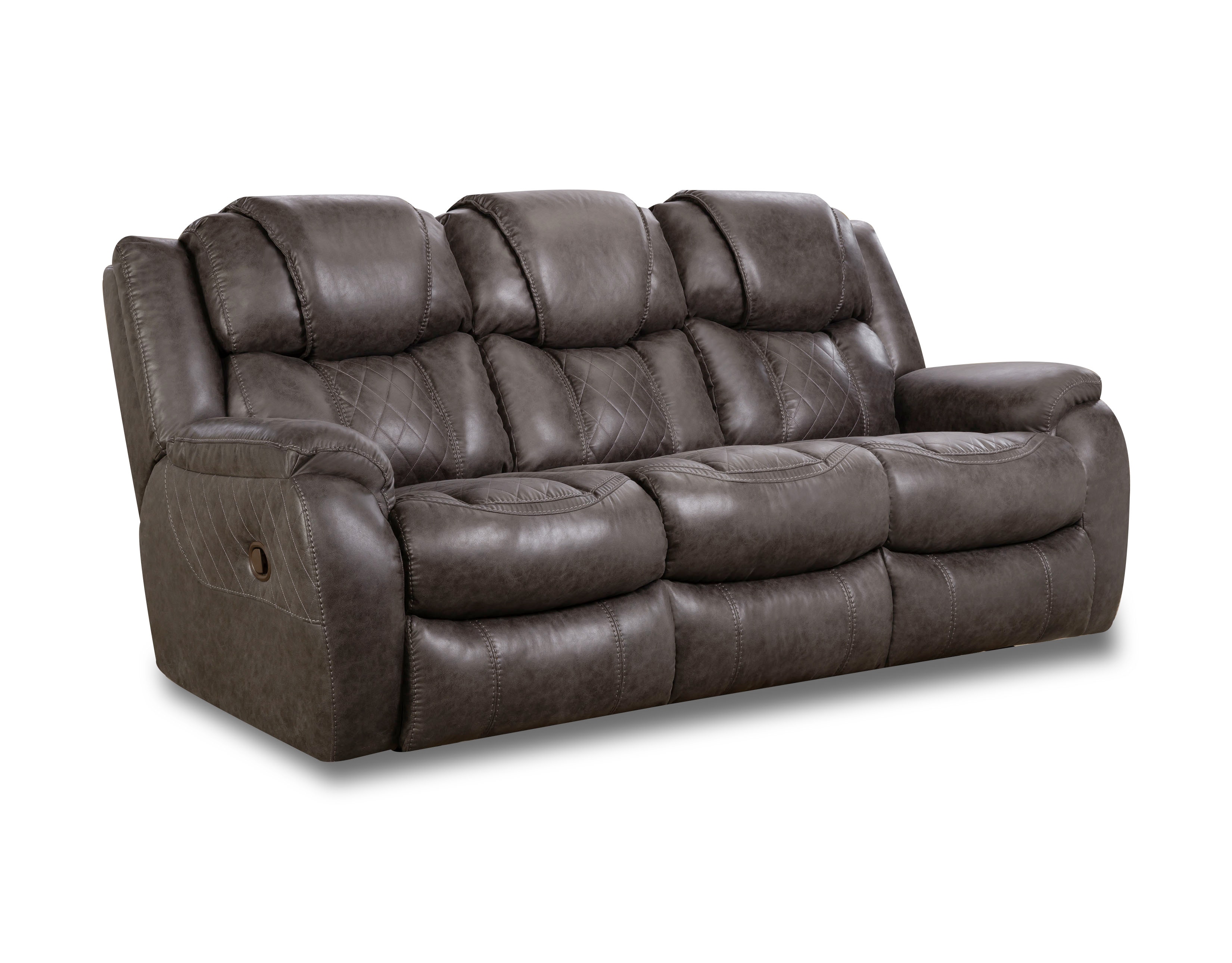 HomeStretch Living Room Double Reclining Sofa 1823014 B.F. Myers