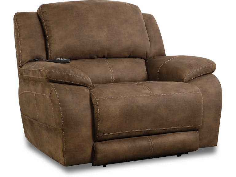 HomeStretch Espresso Chair-and-a-Half Power Recliner 187-17-21 682780765
