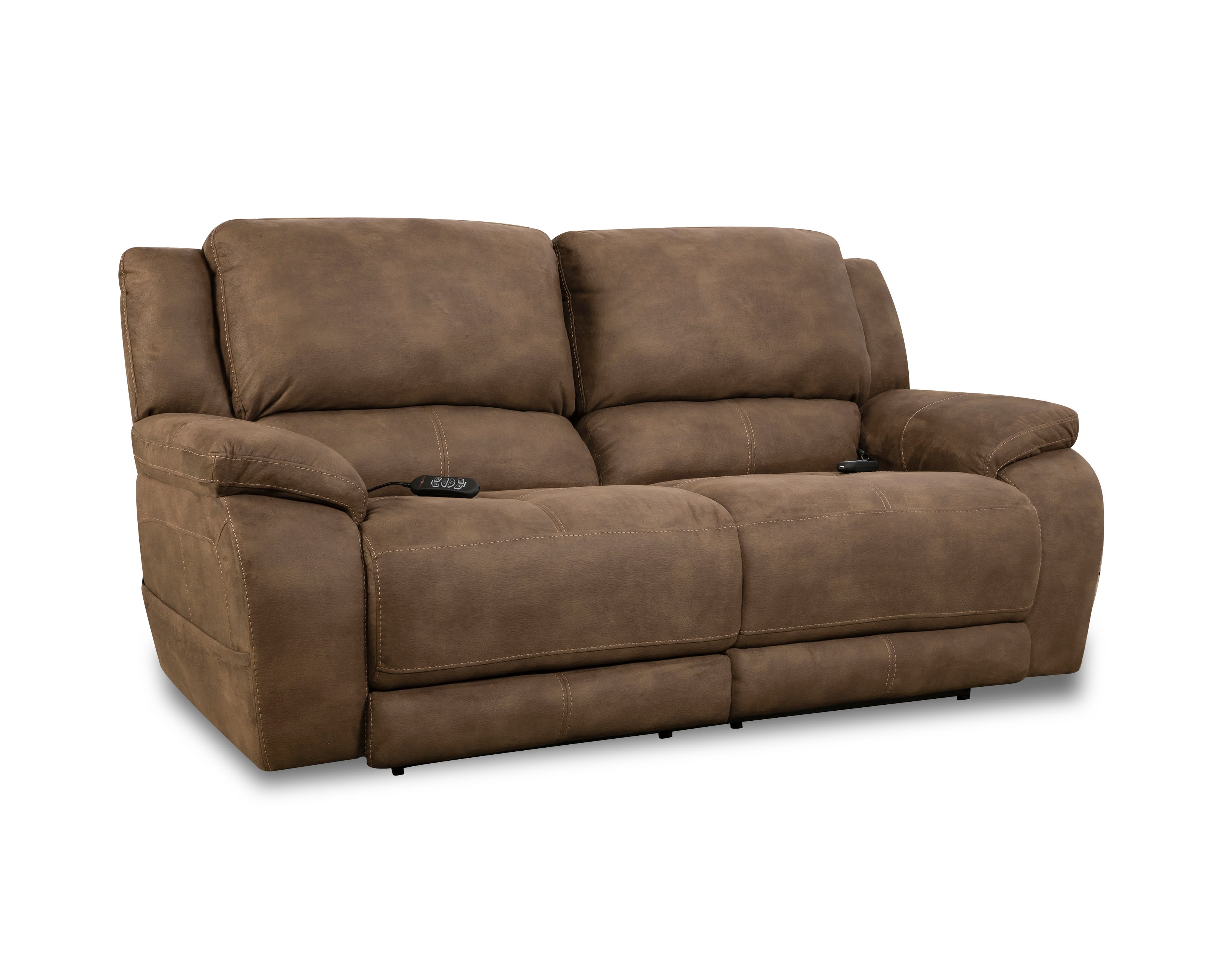 HomeStretch Living Room Double Reclining Power Sofa 187-37-21 - B.F ...