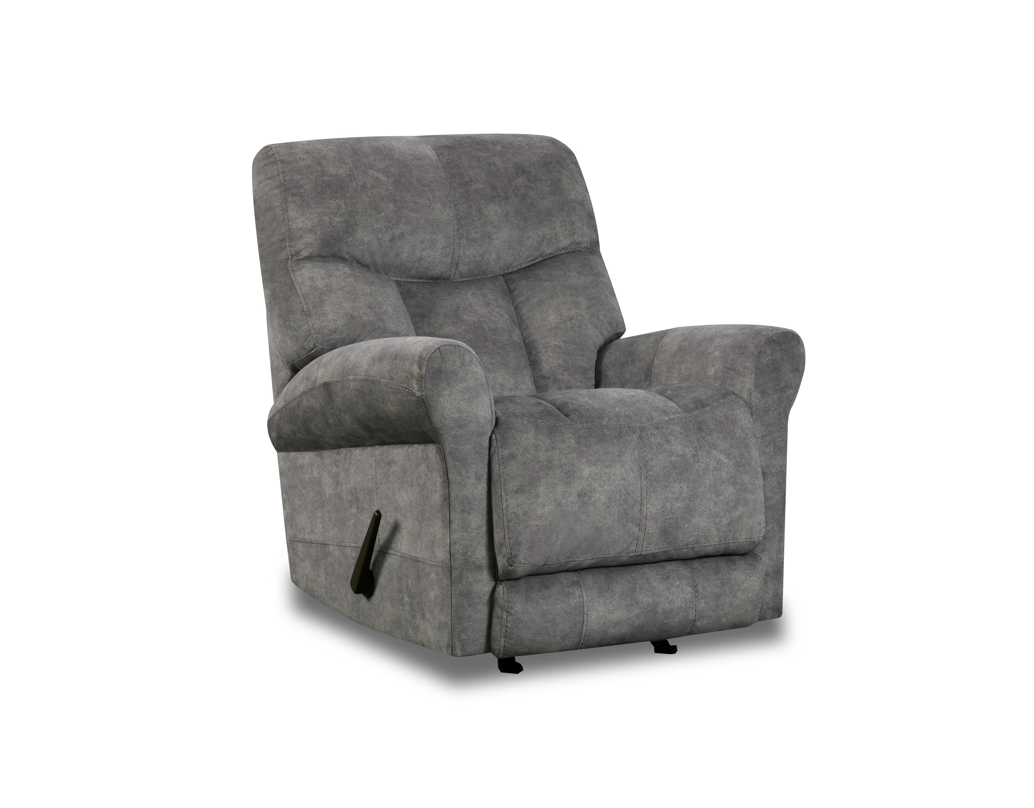 Charcoal shop rocker recliner