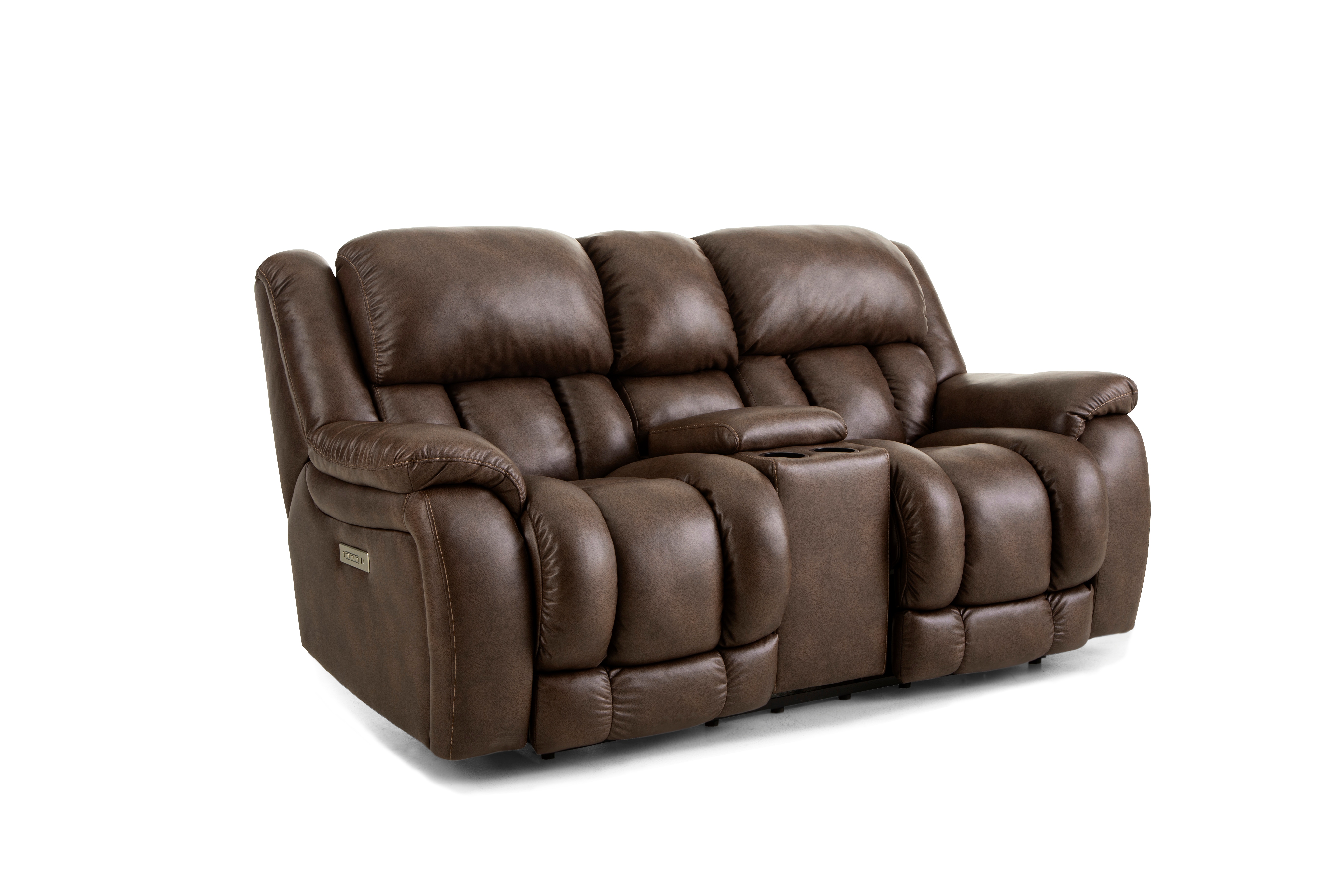  Drifter Power Loveseat -  Mocha 