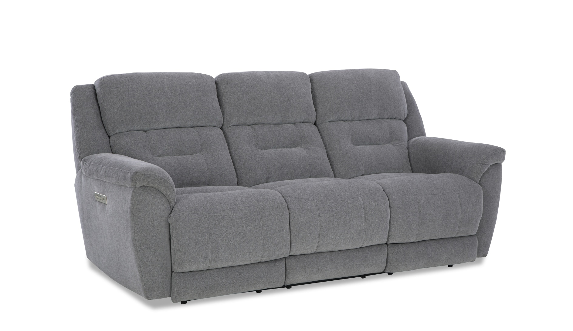  Knockout Power Sofa - Granite 