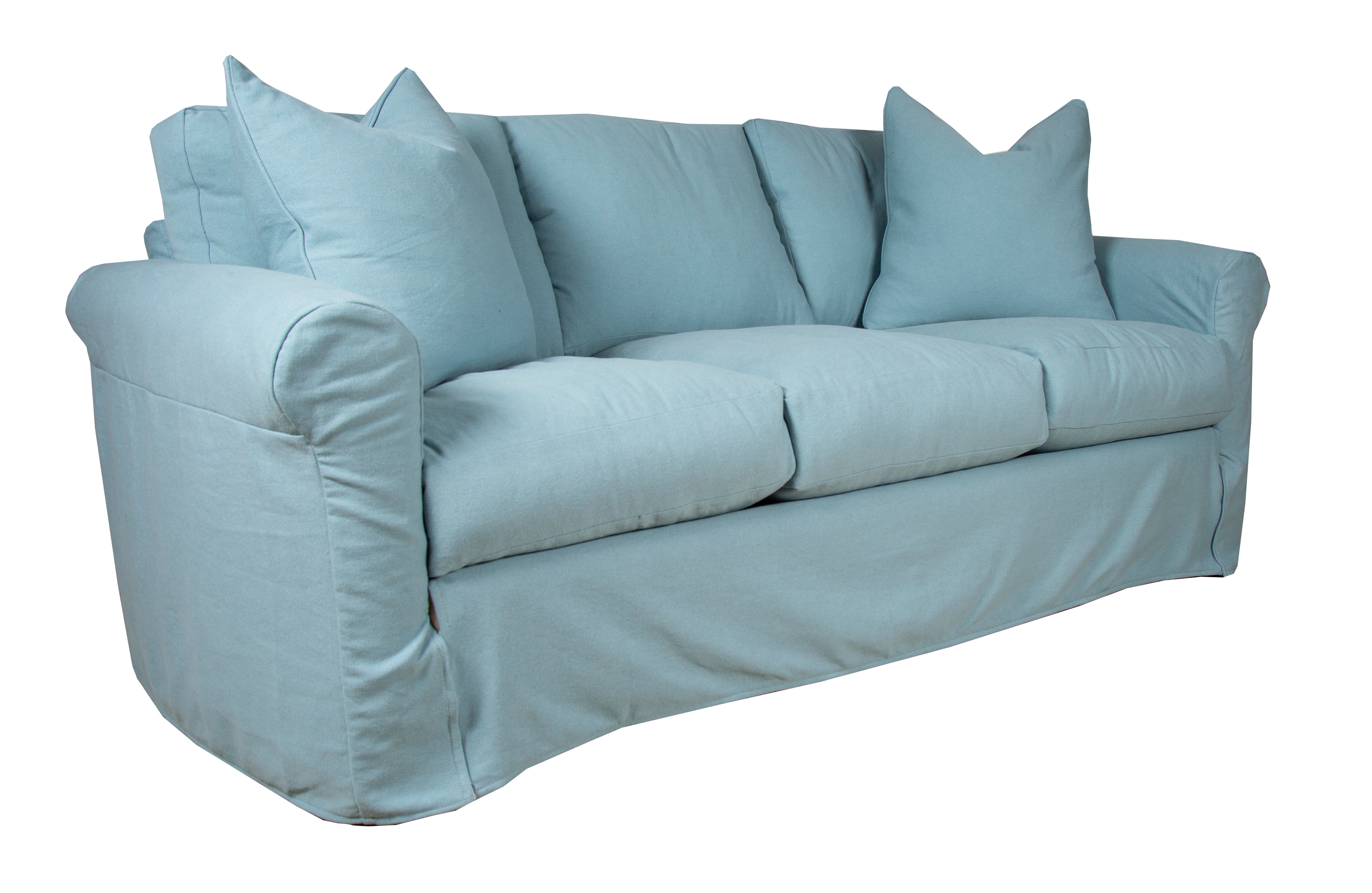 2 cushion on sale sleeper sofa slipcover